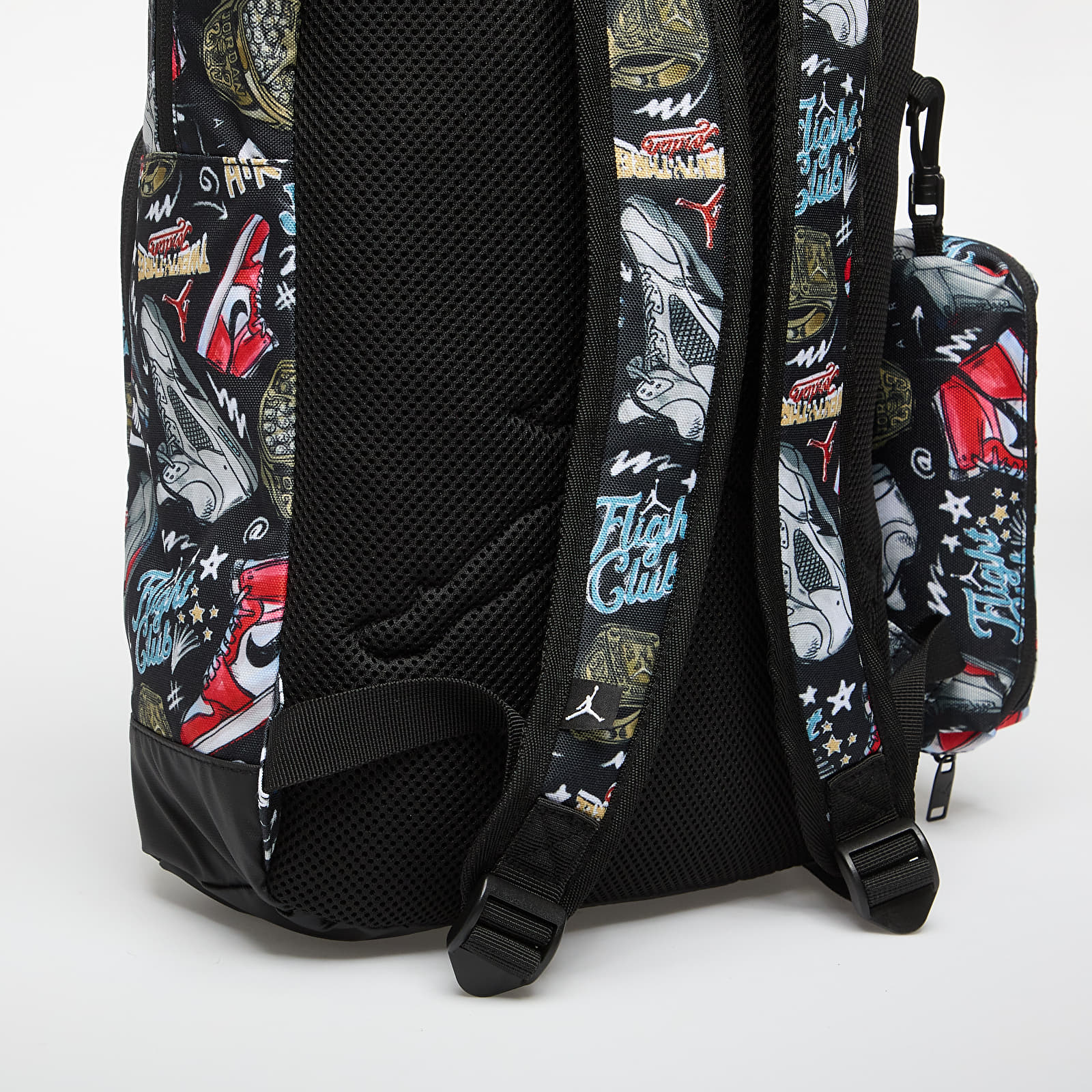 Heren rugzakken Jordan Air Raid Backpack Black(Gym Red)