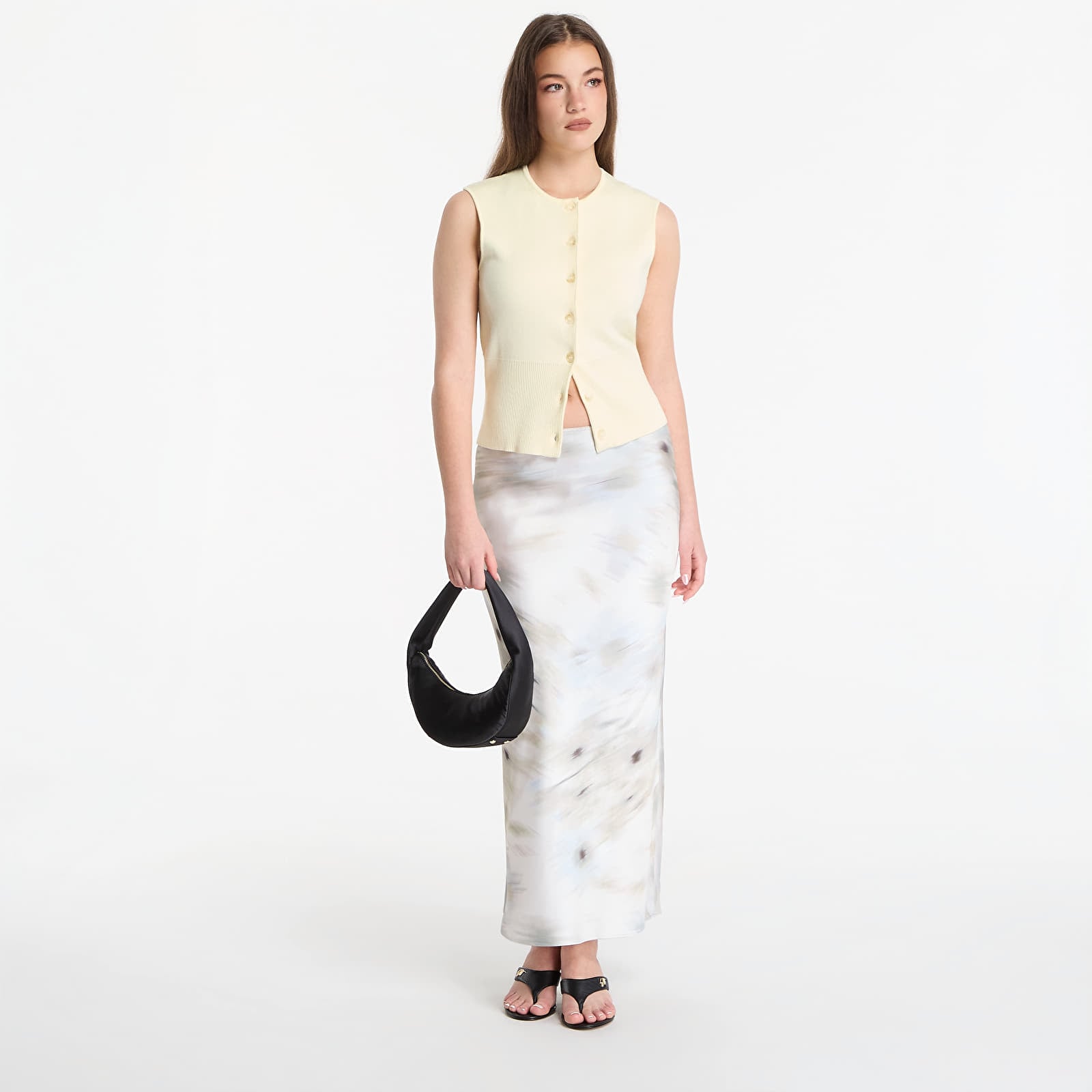 Skirts Samsøe Samsøe Saagneta Long Skirt Botanical Green