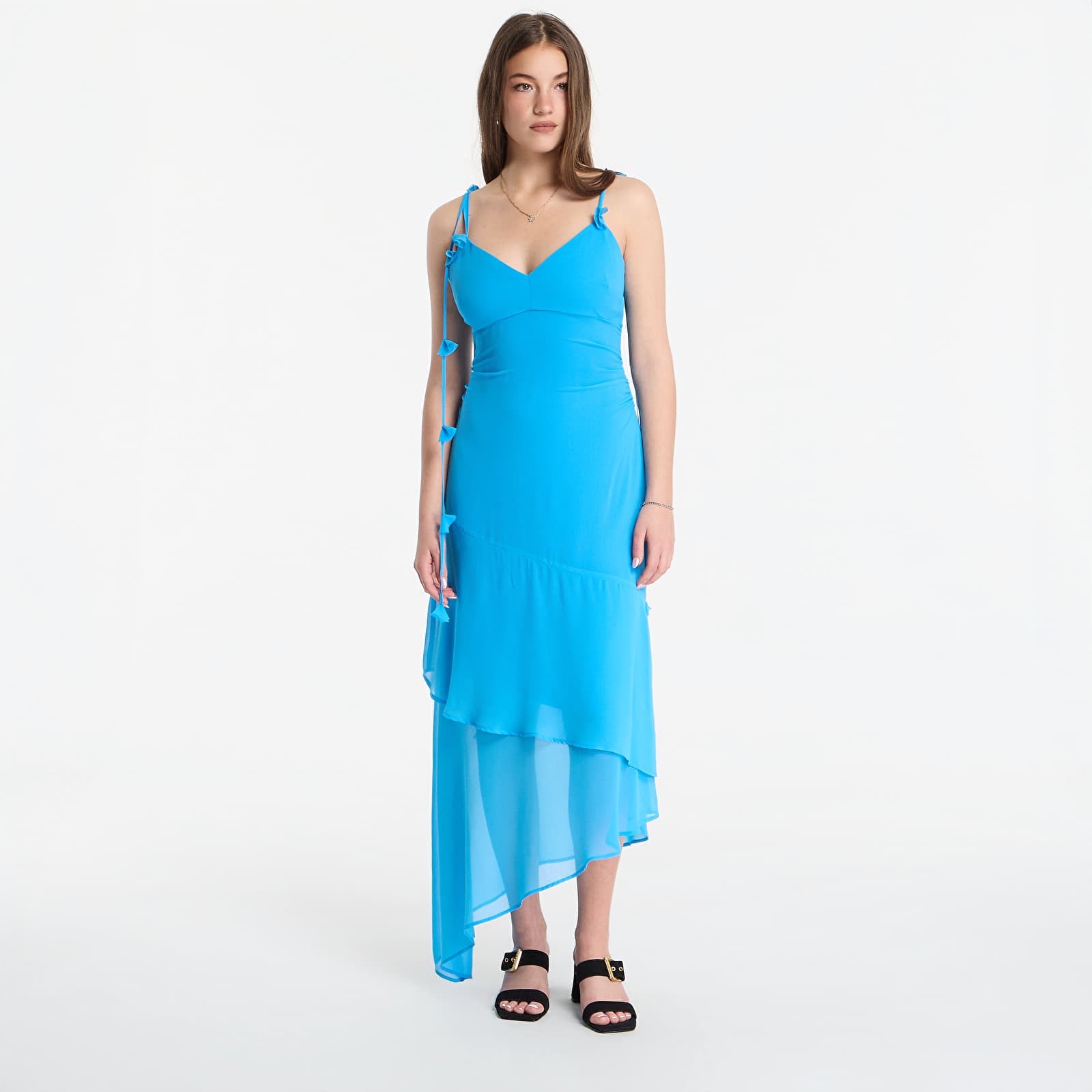 Klänningar GUESS Sl Stefani Dress Hydra Blue