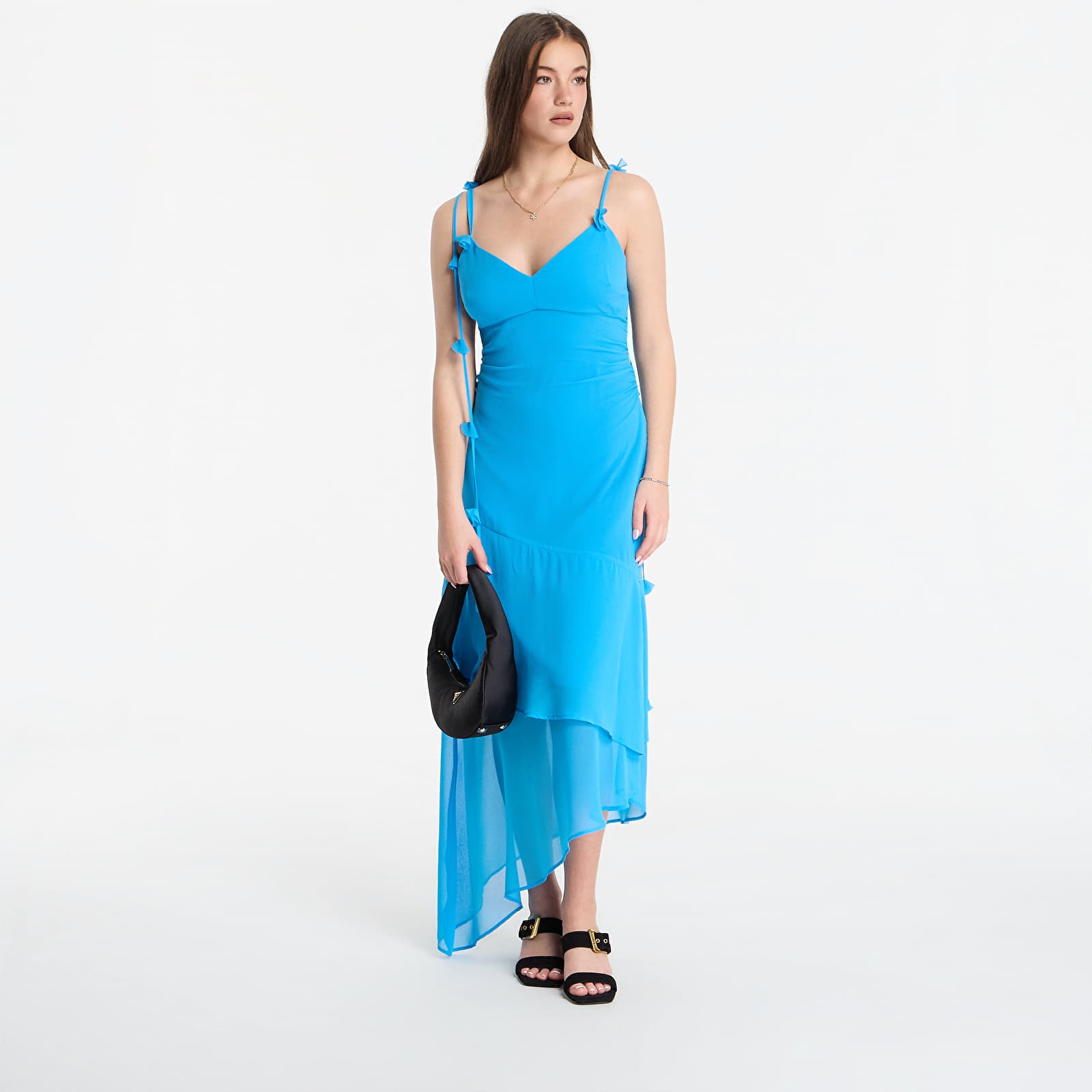 Klänningar GUESS Sl Stefani Dress Hydra Blue