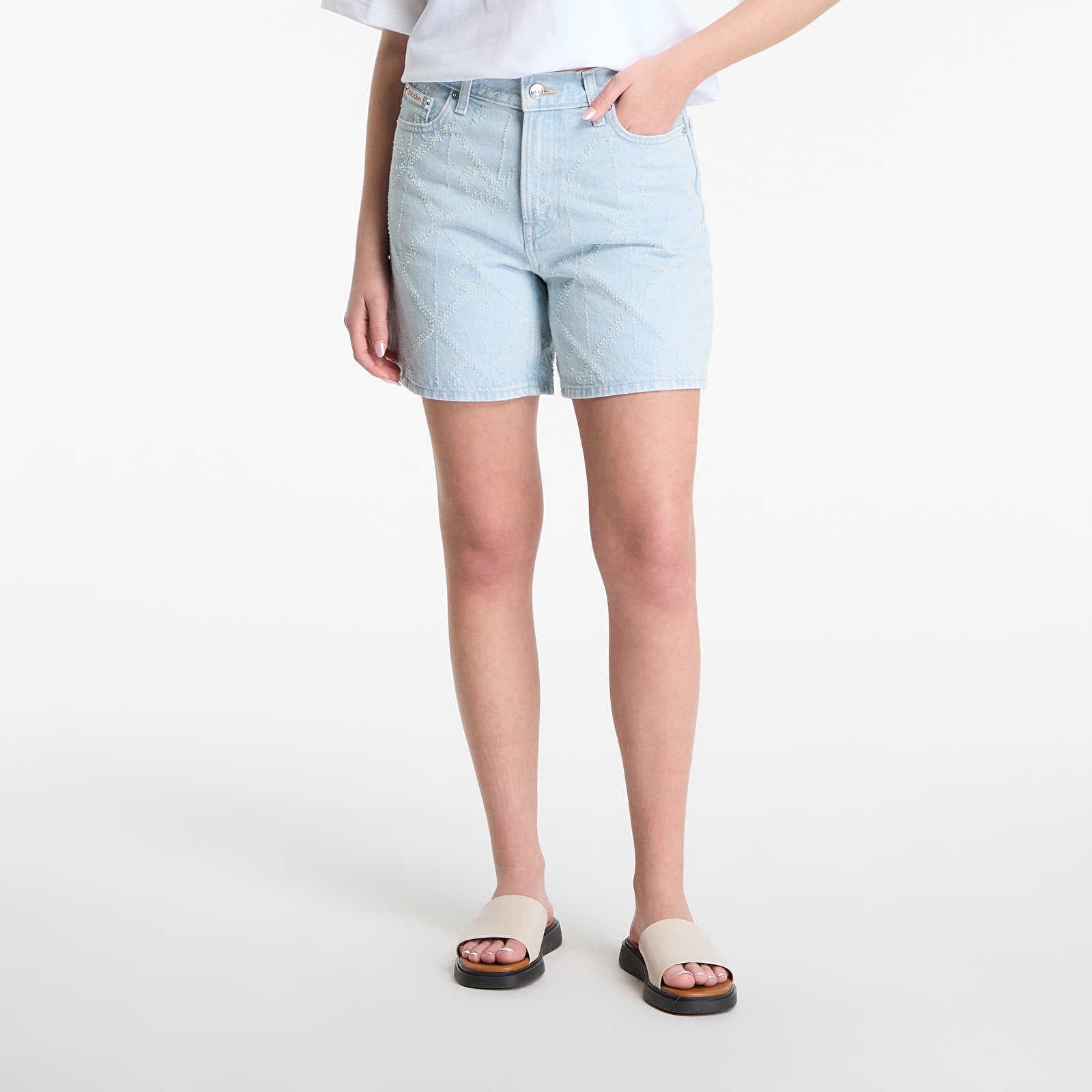 Shorts Calvin Klein Jeans 90S 6 In Short Needlepunch Ck Tropic