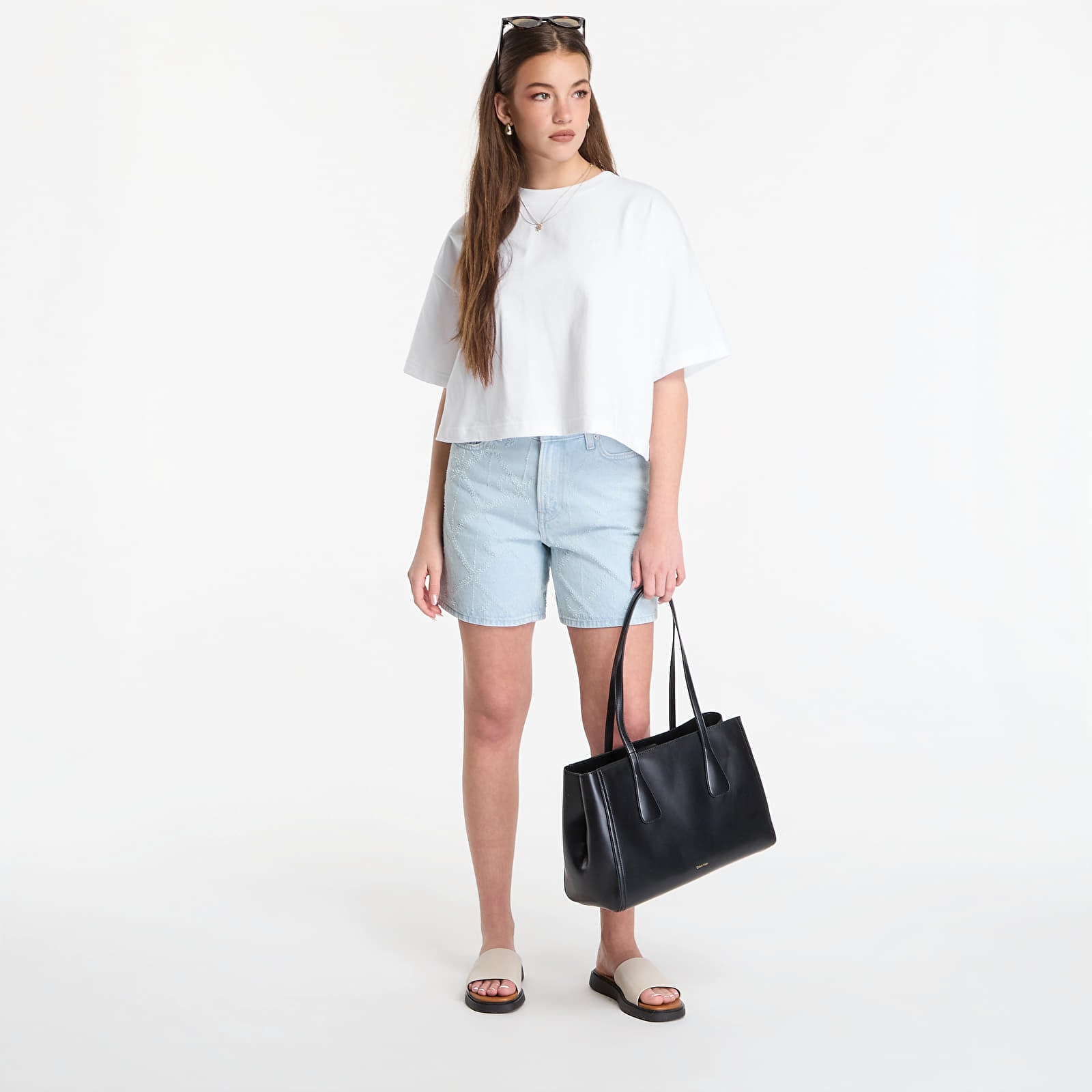 Shorts Calvin Klein Jeans 90S 6 In Short Needlepunch Ck Tropic