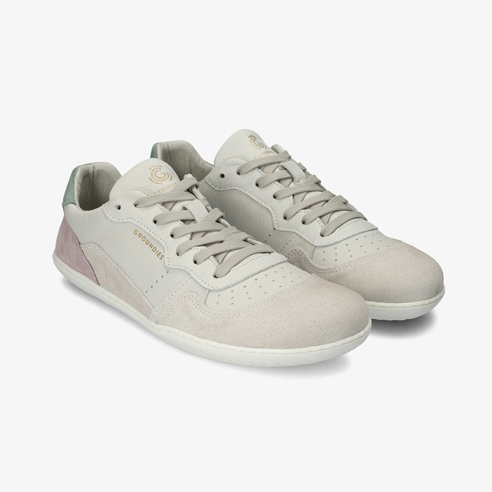 Dámské tenisky a boty Groundies Nova GO1 Women Beige/ Pink