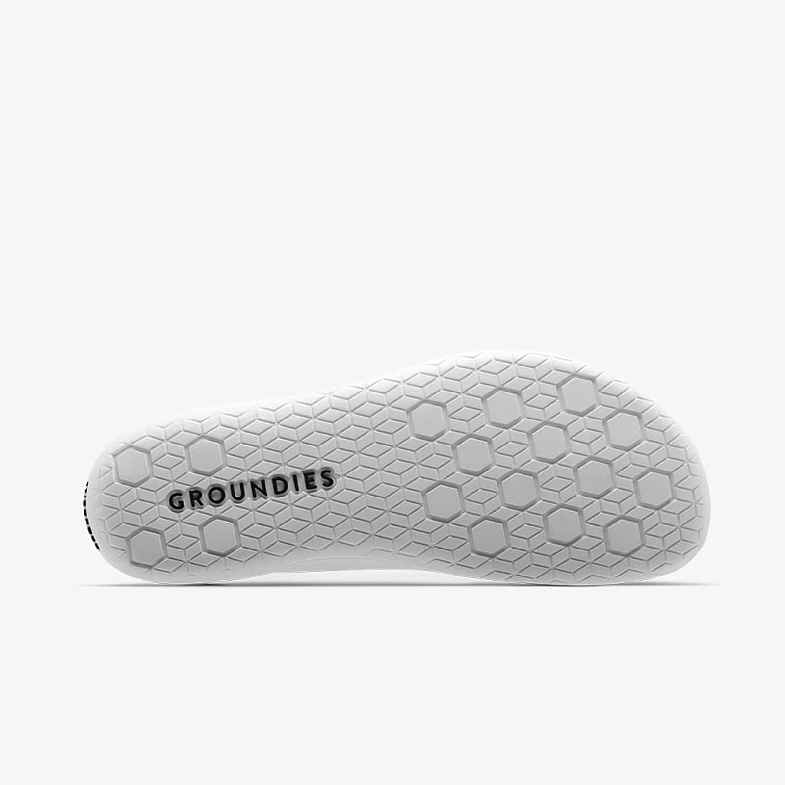 Vīriešu čības un apavi Groundies Active Knit Men White