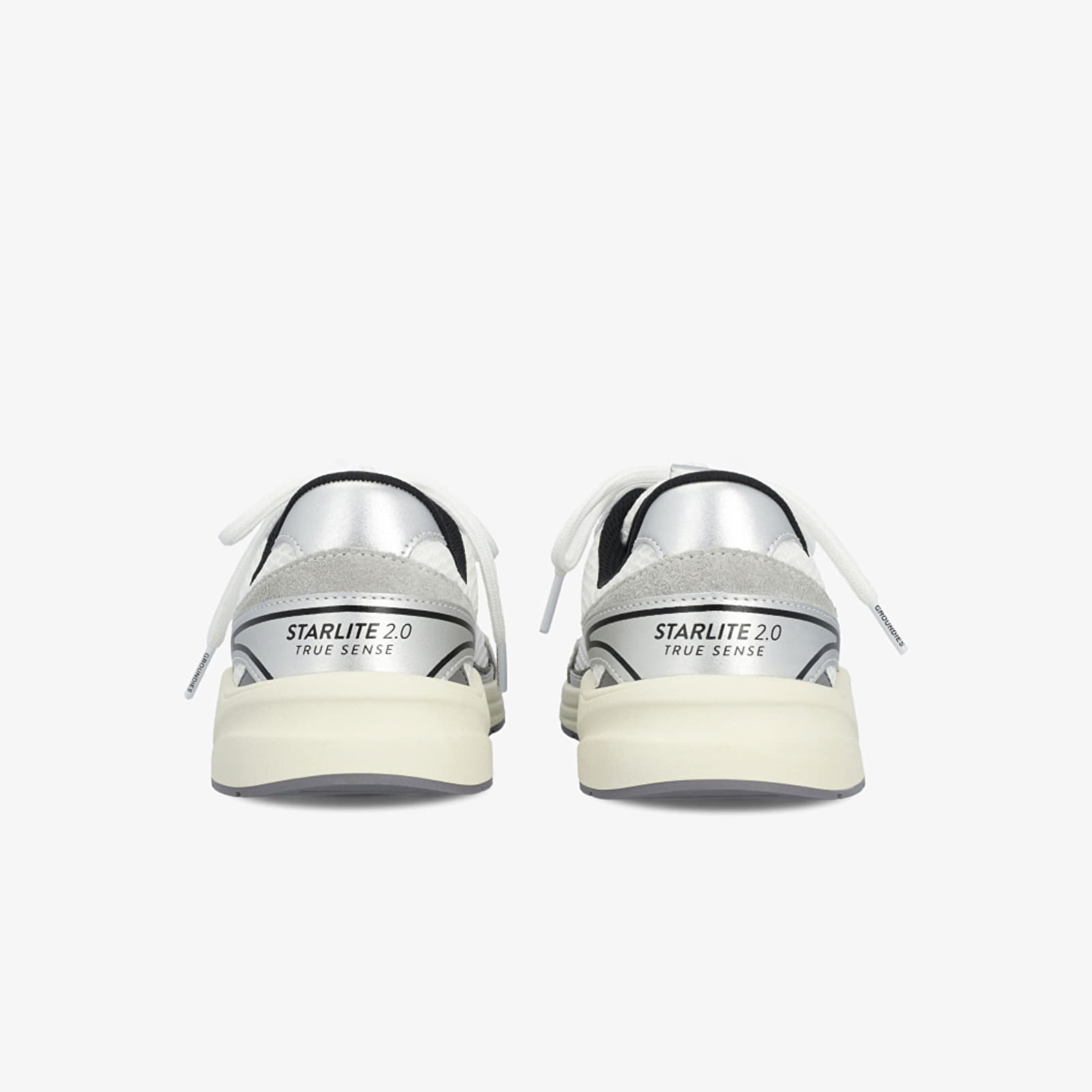 Men's sneakers and shoes Groundies Starlite 2.0 Men White/ Silver/ Black