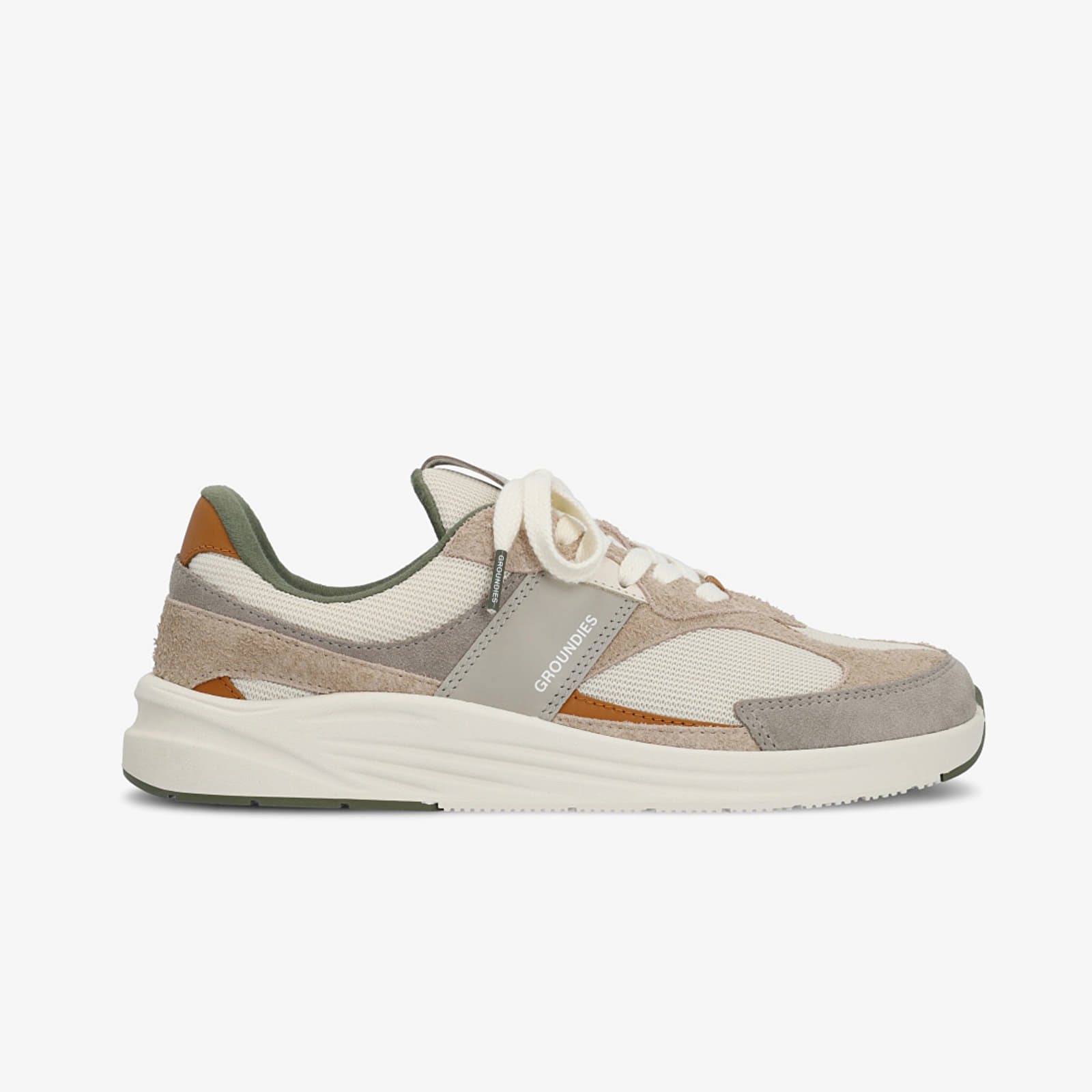 Men's sneakers and shoes Groundies Starlite 2.0 Men Beige/ Caramel