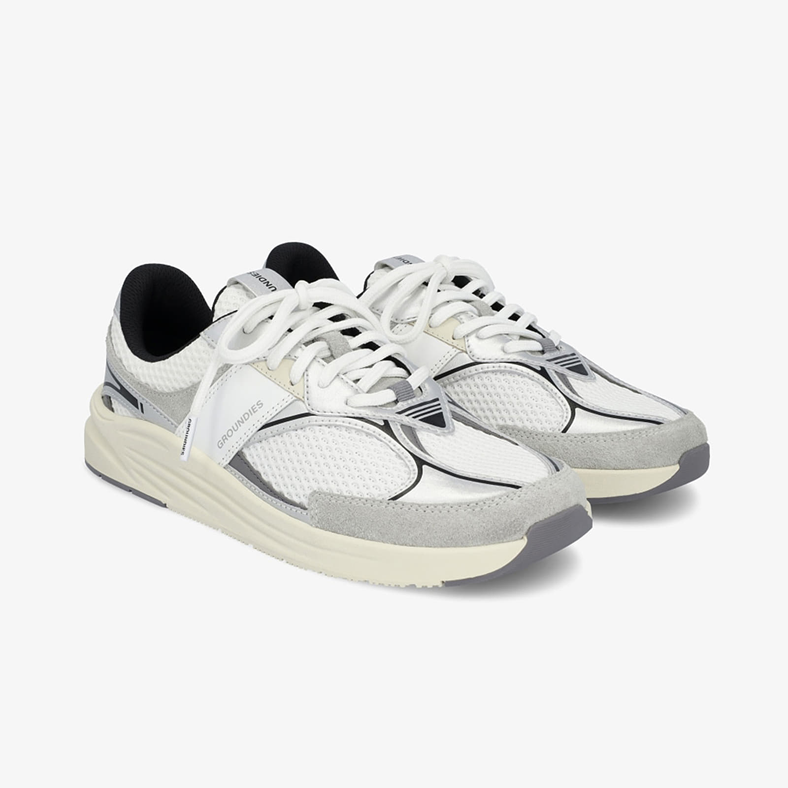 Women's sneakers and shoes Groundies Starlite 2.0 Women White/ Silver/ Black