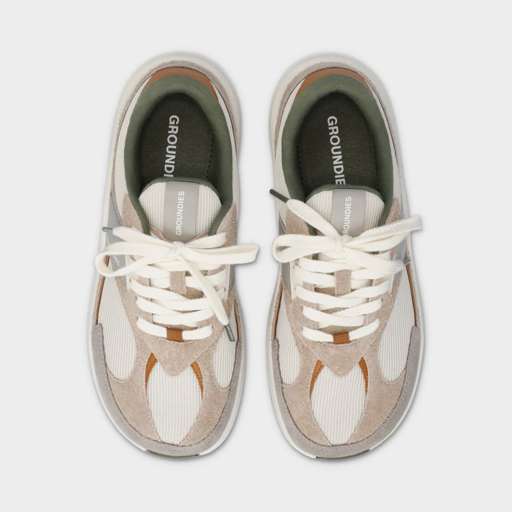 Women's sneakers and shoes Groundies Starlite 2.0 Women Beige/ Caramel