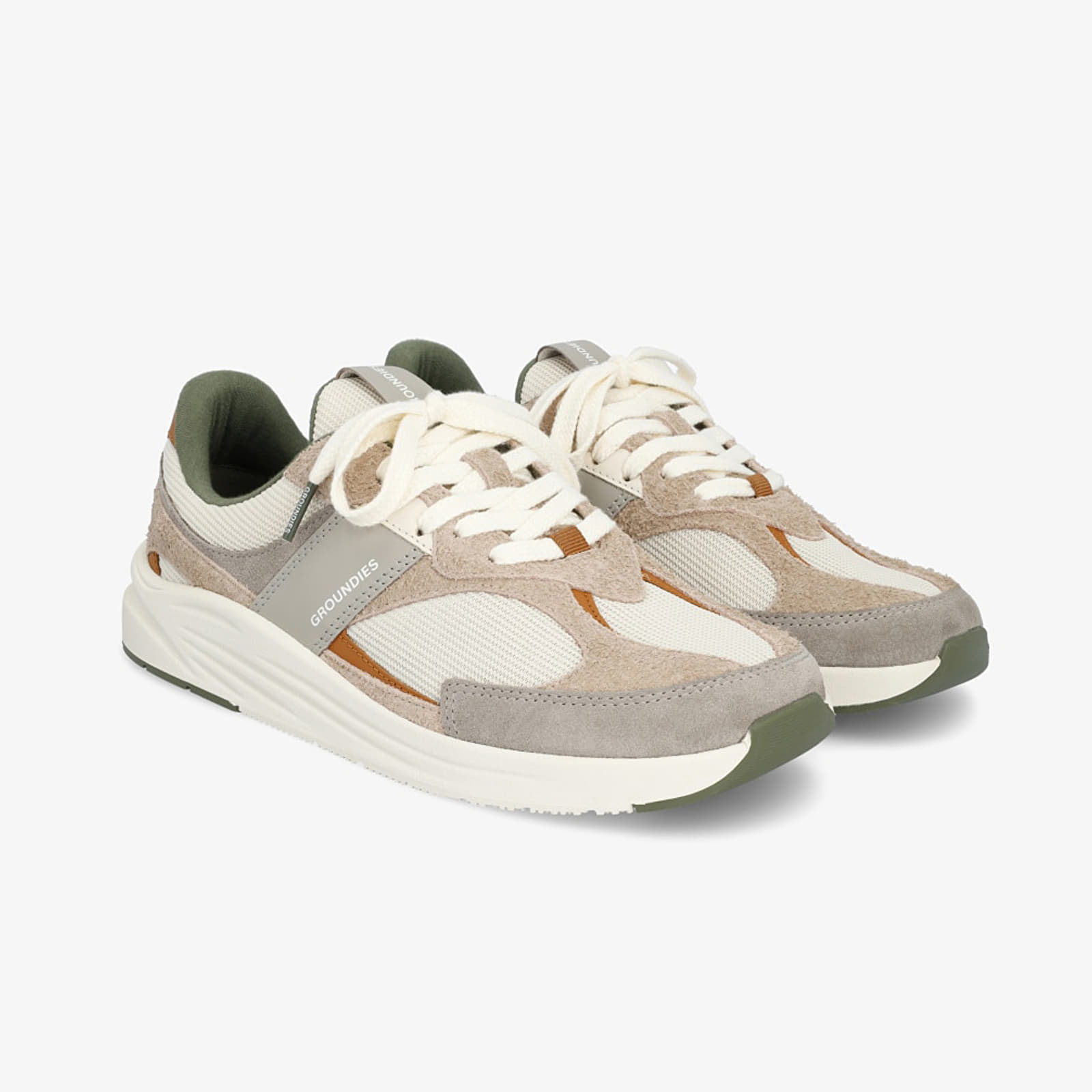 Women's sneakers and shoes Groundies Starlite 2.0 Women Beige/ Caramel