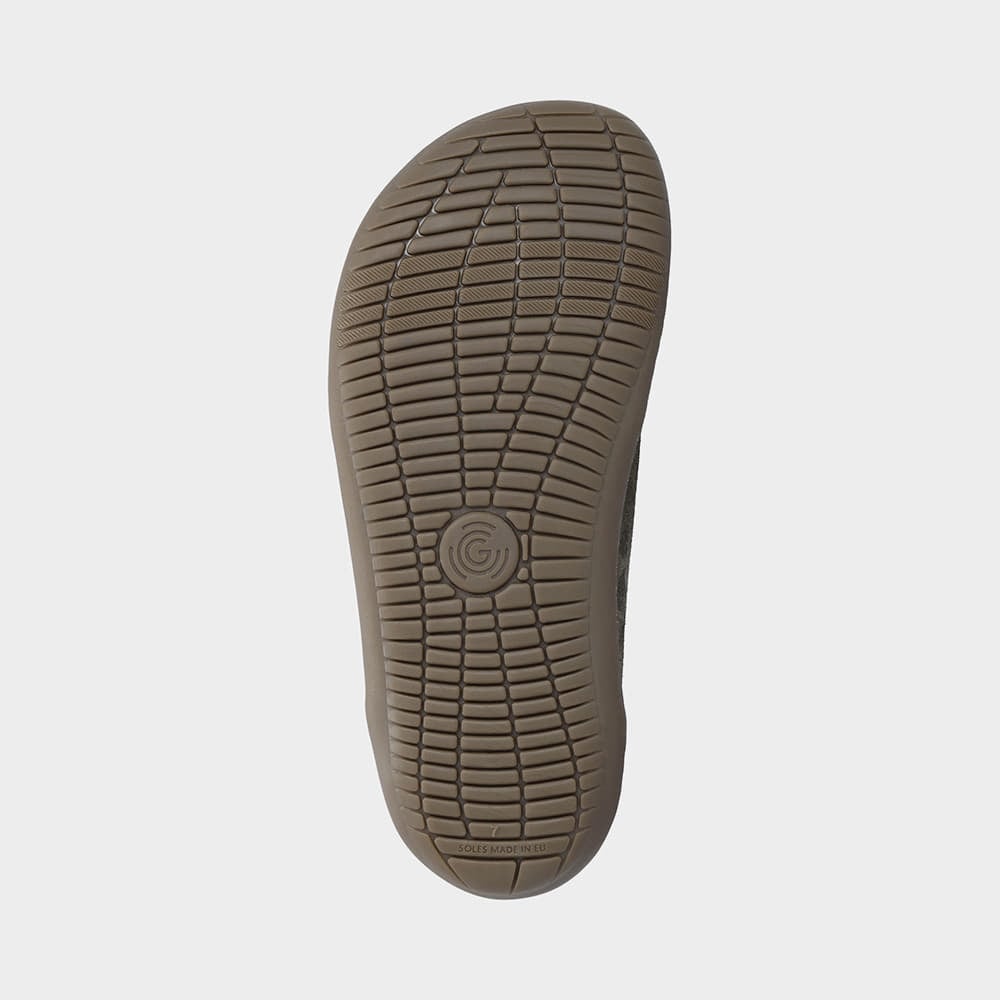 Women's sneakers and shoes Groundies Cricket Barefoot+ Women Khaki