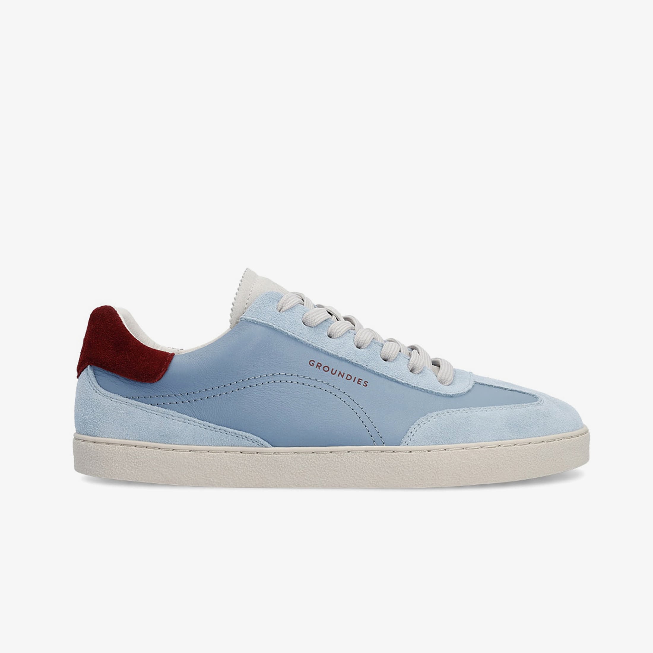 Sneakers Groundies Panama Women Sky Blue/ Bordeaux EUR 36