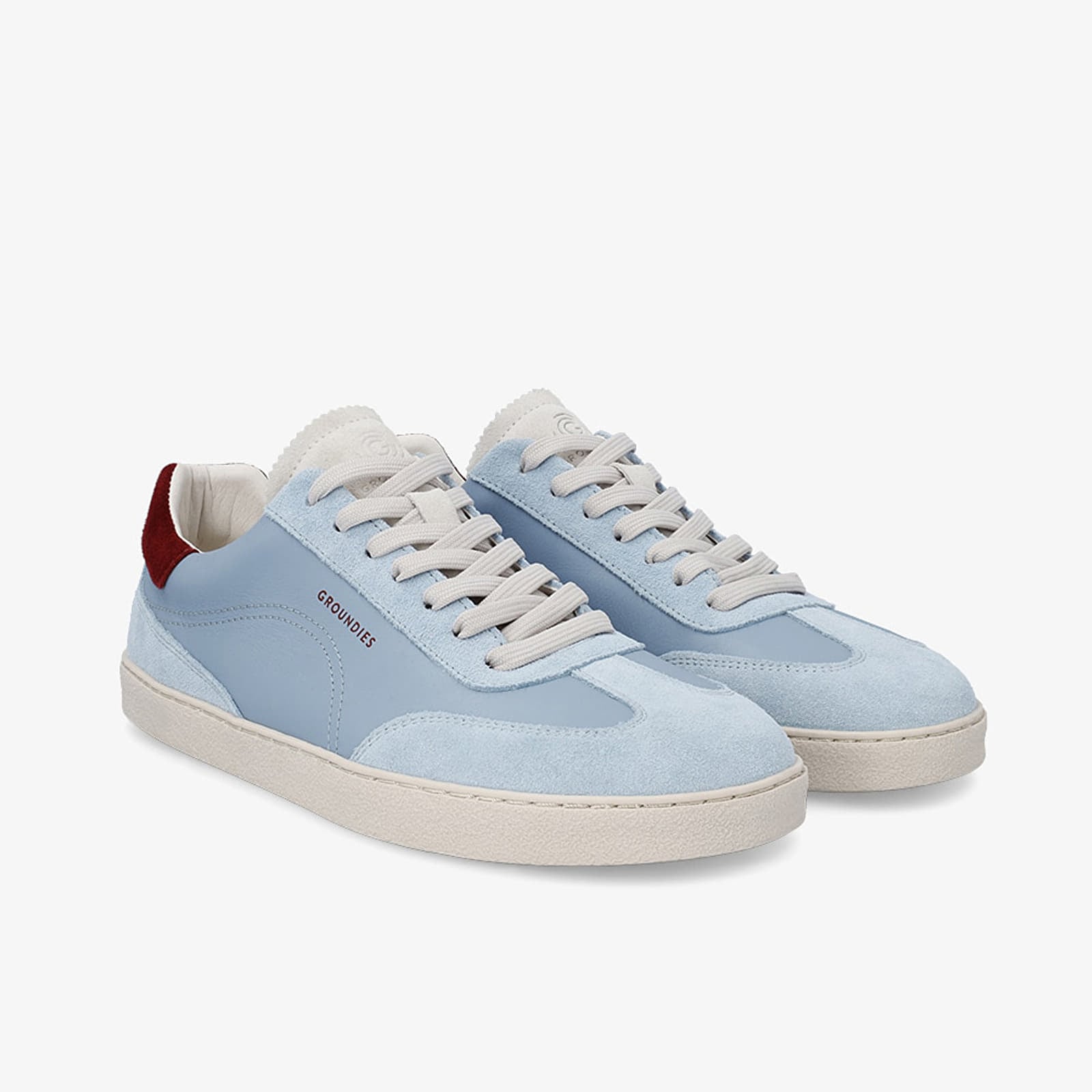 Women's sneakers and shoes Groundies Panama Women Sky Blue/ Bordeaux