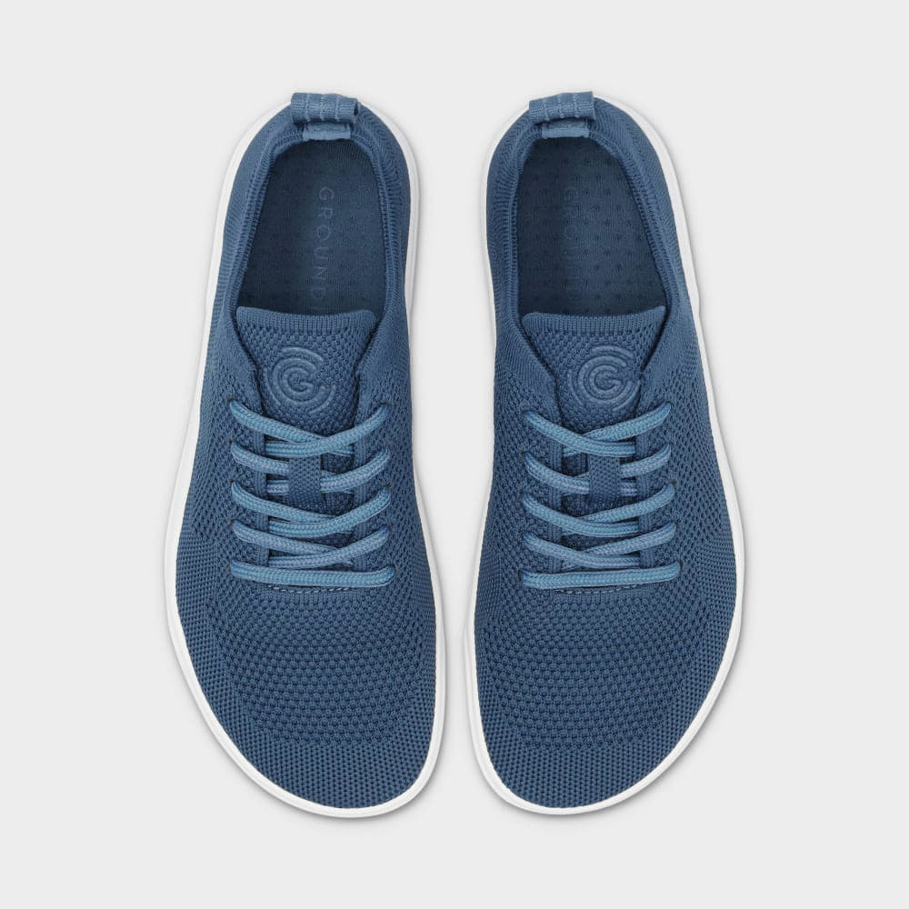 Women's sneakers and shoes Groundies Active Knit Women Navy/ White