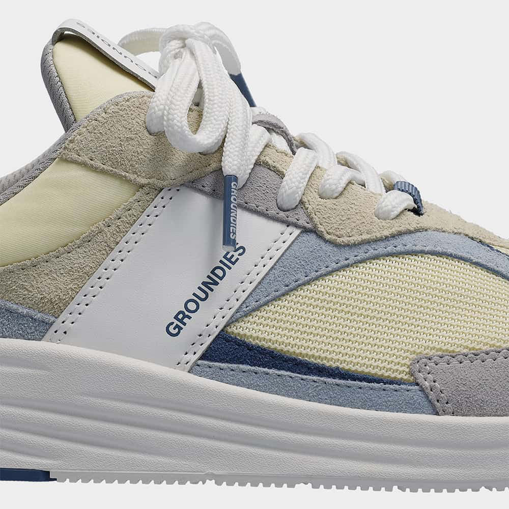 Men's sneakers and shoes Groundies Starlite 2.0 Men Lemon Cream/ Sky Blue