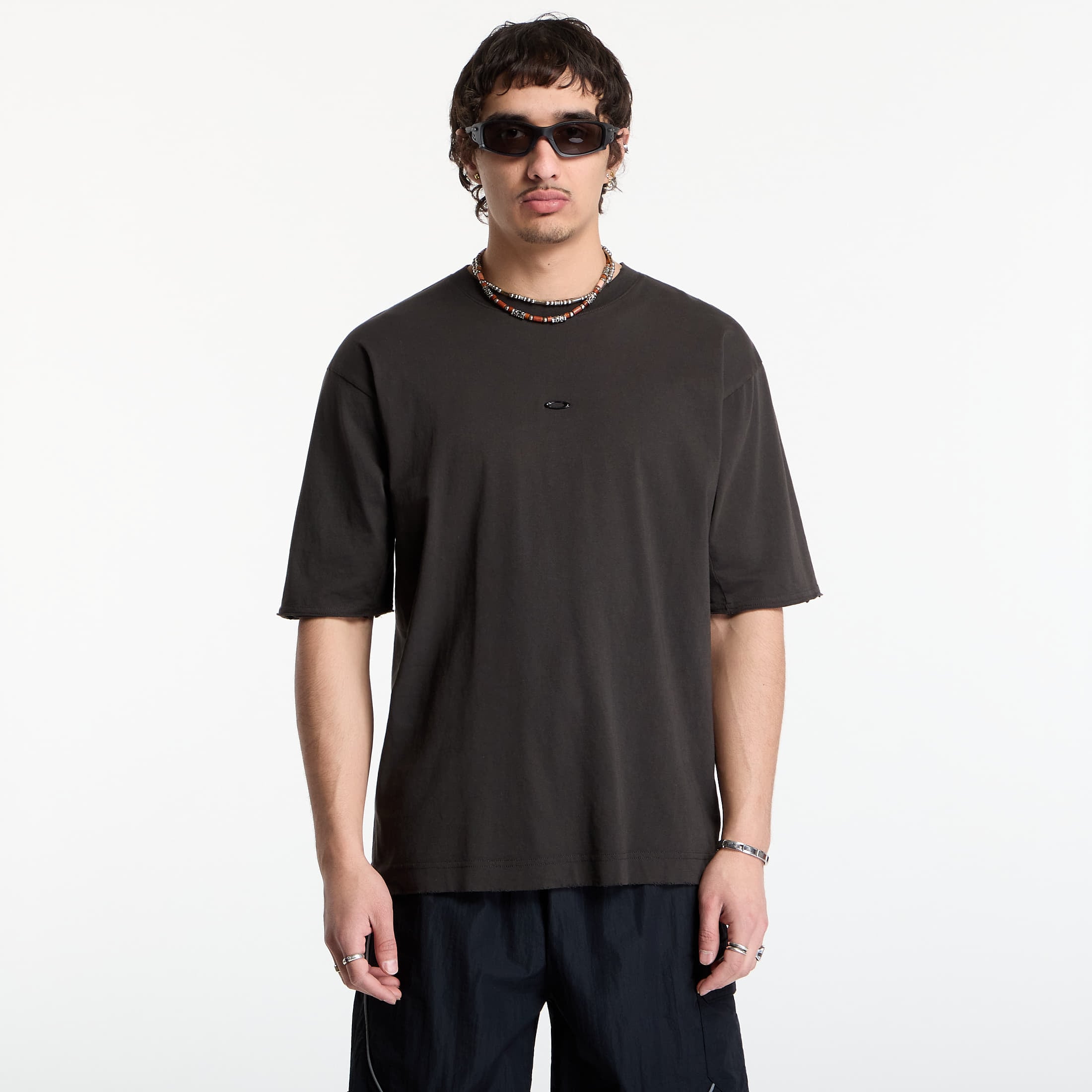 T-shirt Oakley Jaylen Brown Latitude Veil Tee Nearly Black M