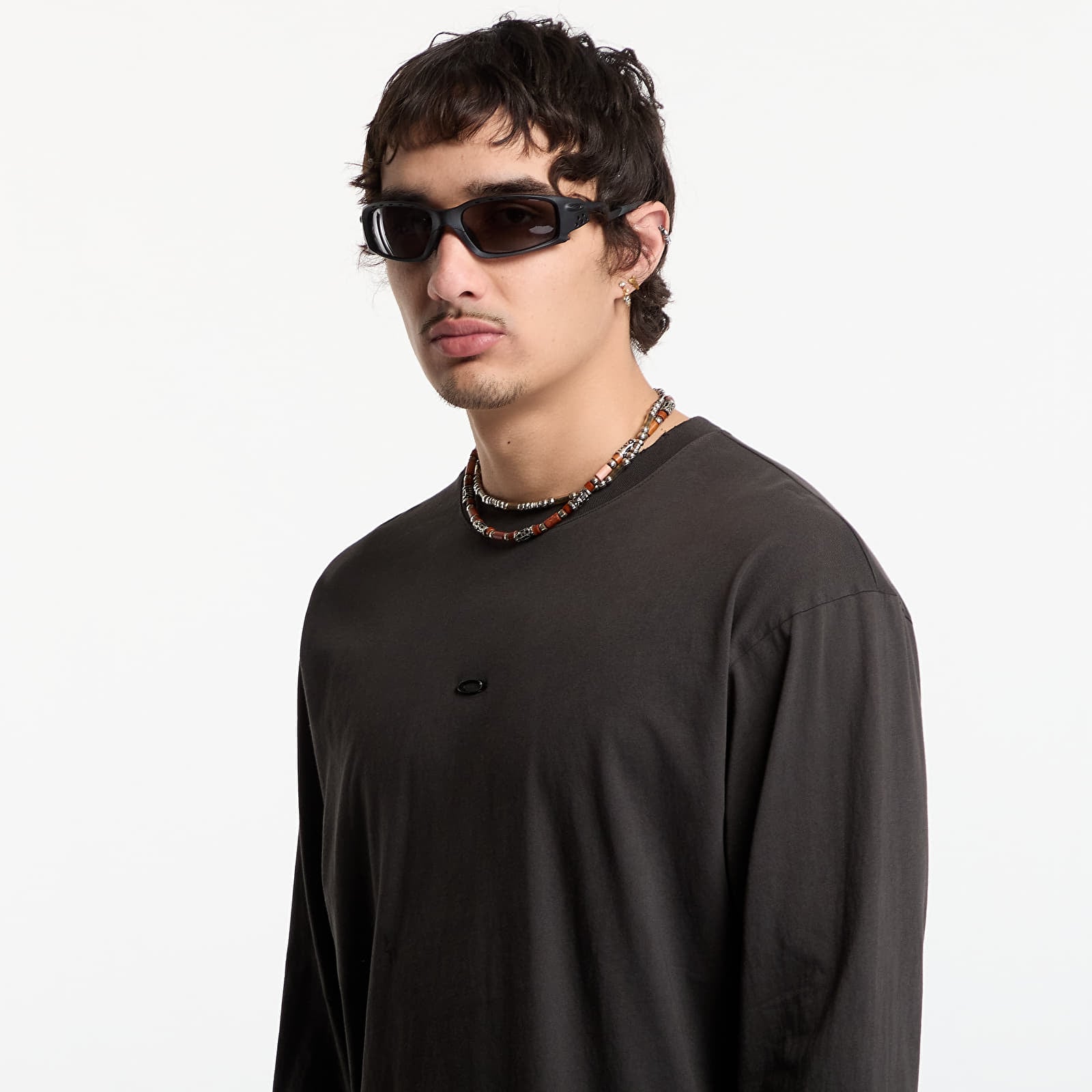 Men's T-shirts Oakley Jaylen Brown Latitude Veil Ls Tee Nearly