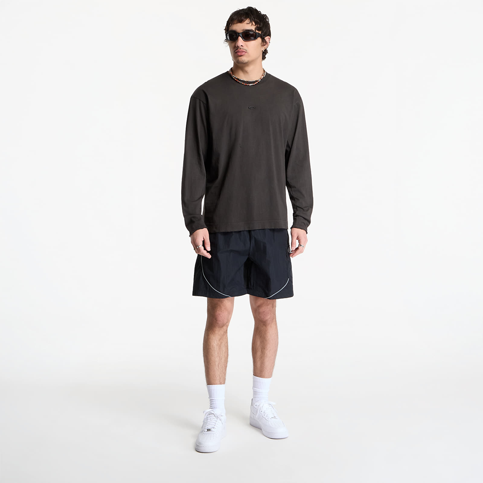 Men's T-shirts Oakley Jaylen Brown Latitude Veil Ls Tee Nearly