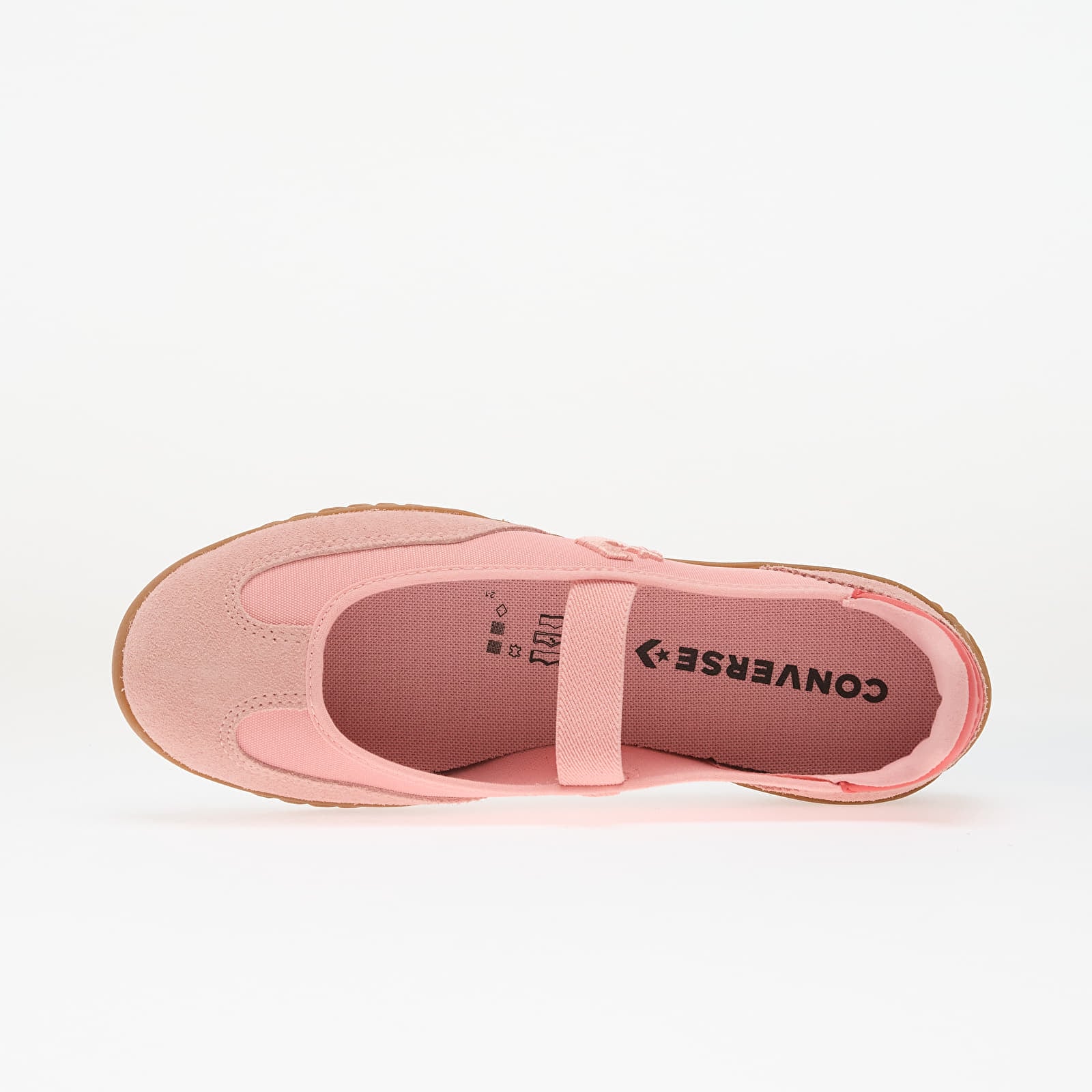 Încălțăminte și sneakerși pentru bărbați Converse Run Star Trainer Ballet Flat Pink