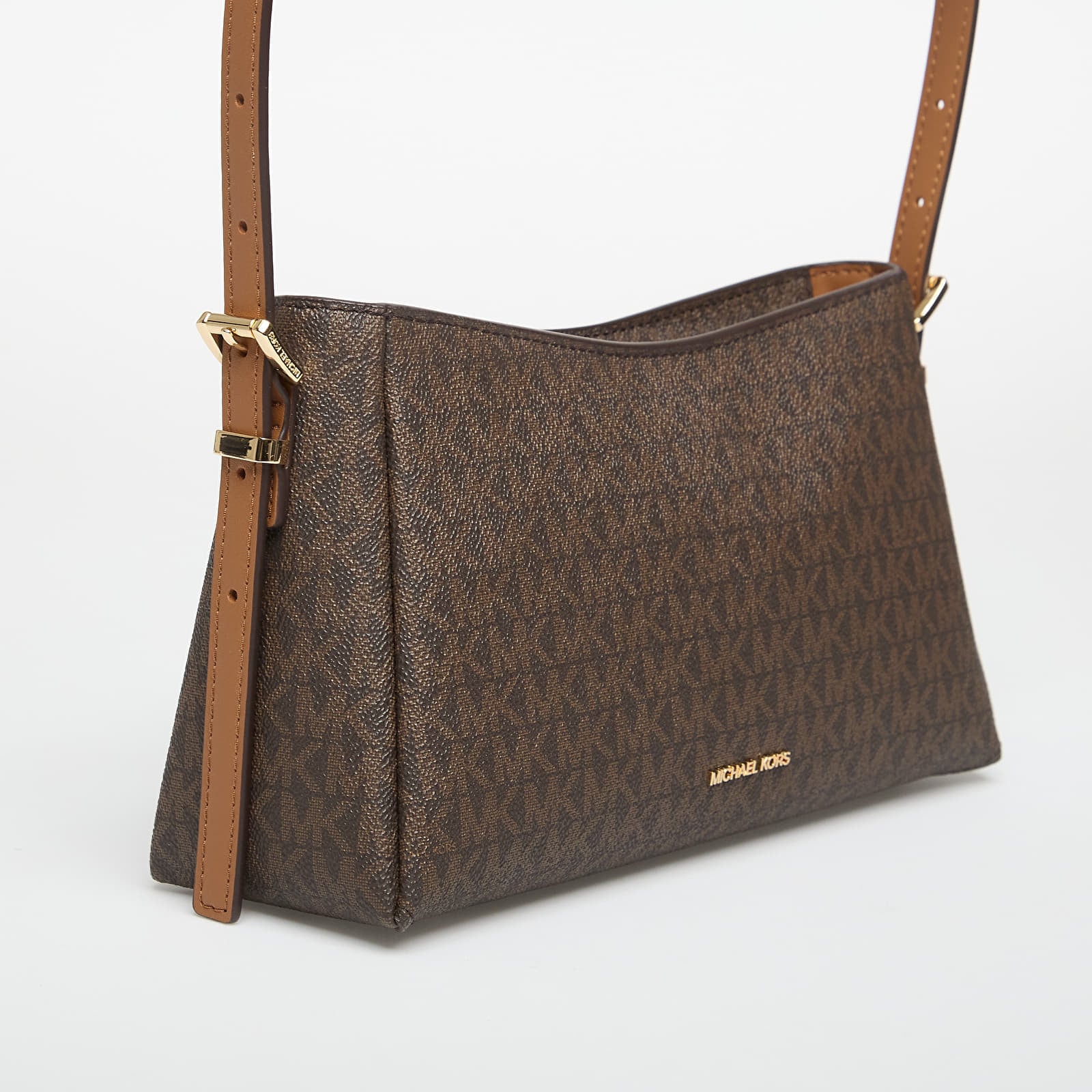 Kabelky Michael Kors Md Pouchette Brown/ Acorn