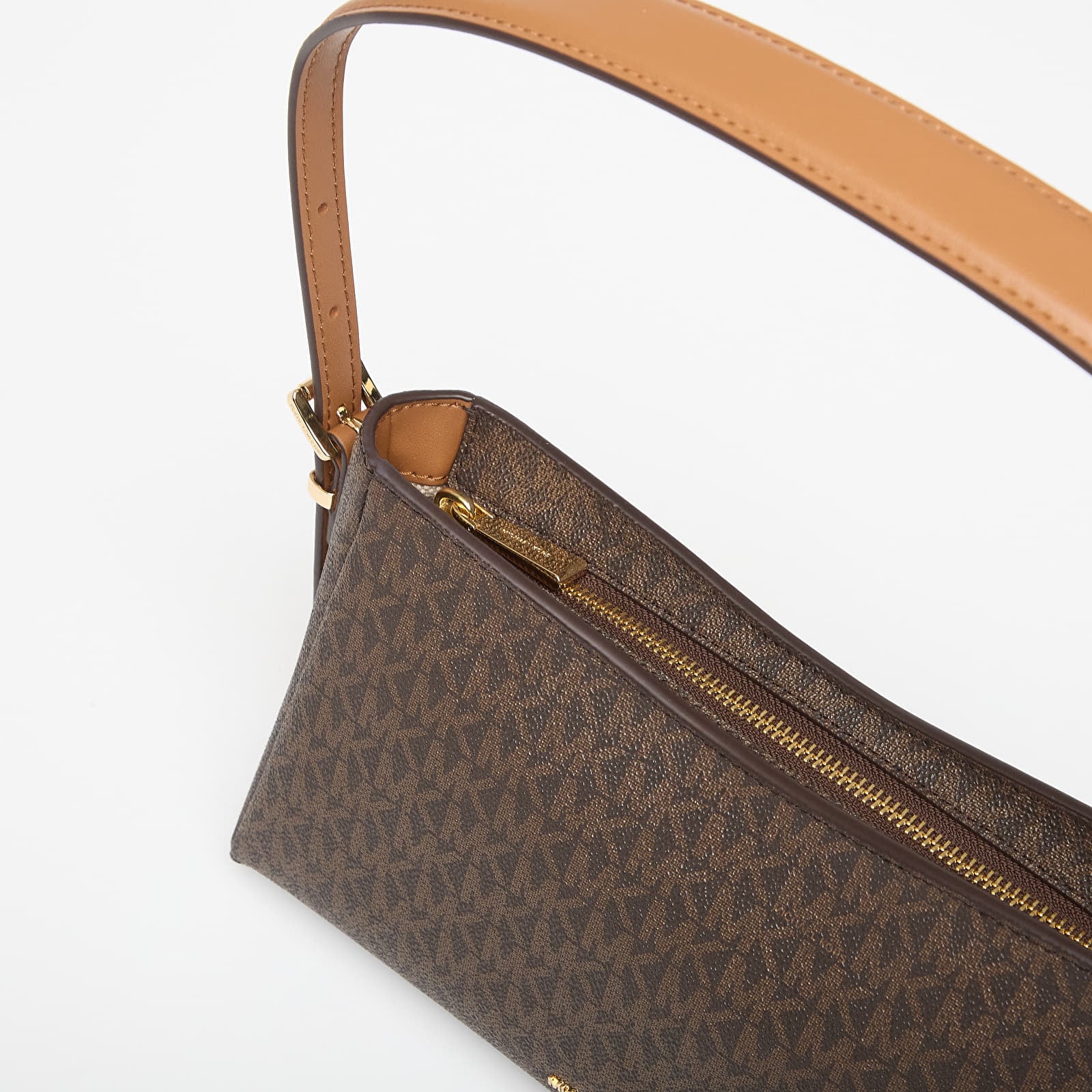 Kabelky Michael Kors Md Pouchette Brown/ Acorn