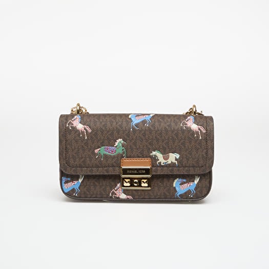 Michael Kors Sm Conv Chain Shldr Brown/ Acorn