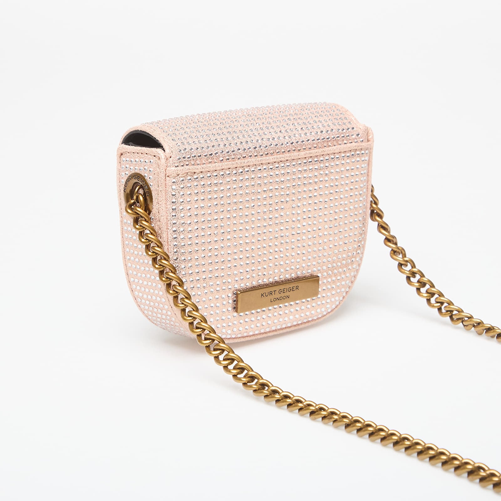 Τσάντες Kurt Geiger Micro Chelsea Saddle Blush