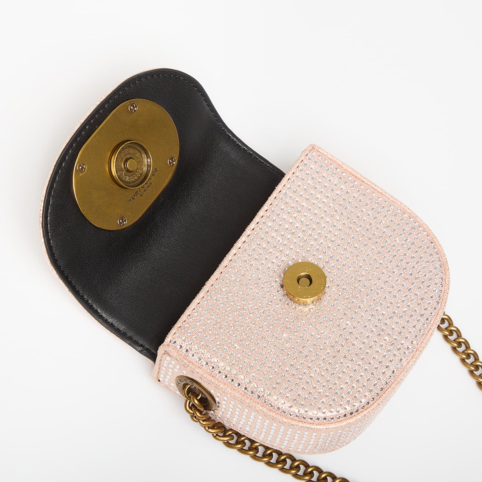 Τσάντες Kurt Geiger Micro Chelsea Saddle Blush