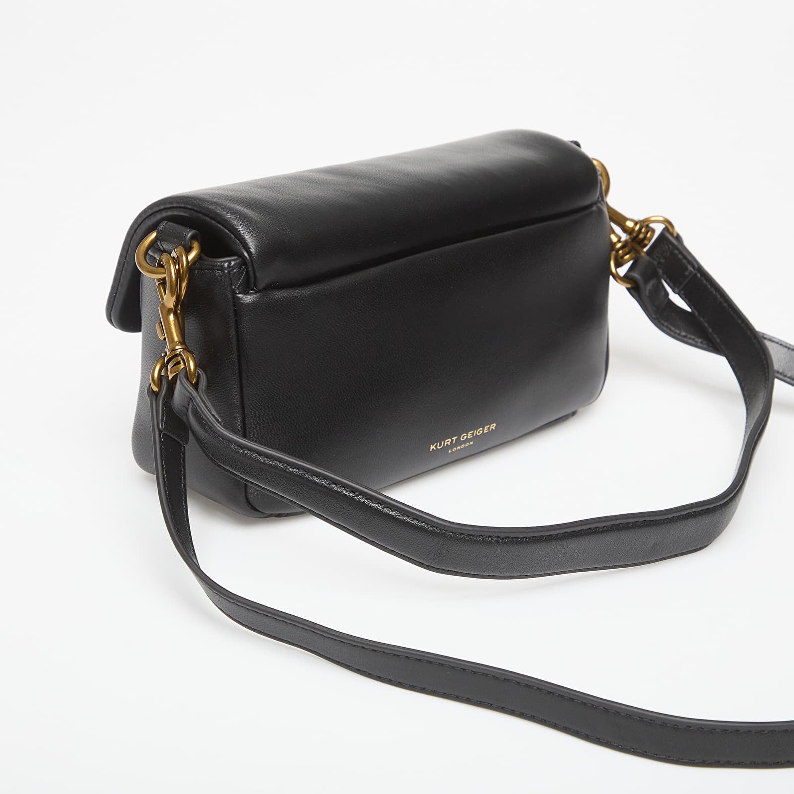 Håndtasker Kurt Geiger Leather Mini Oxford Black