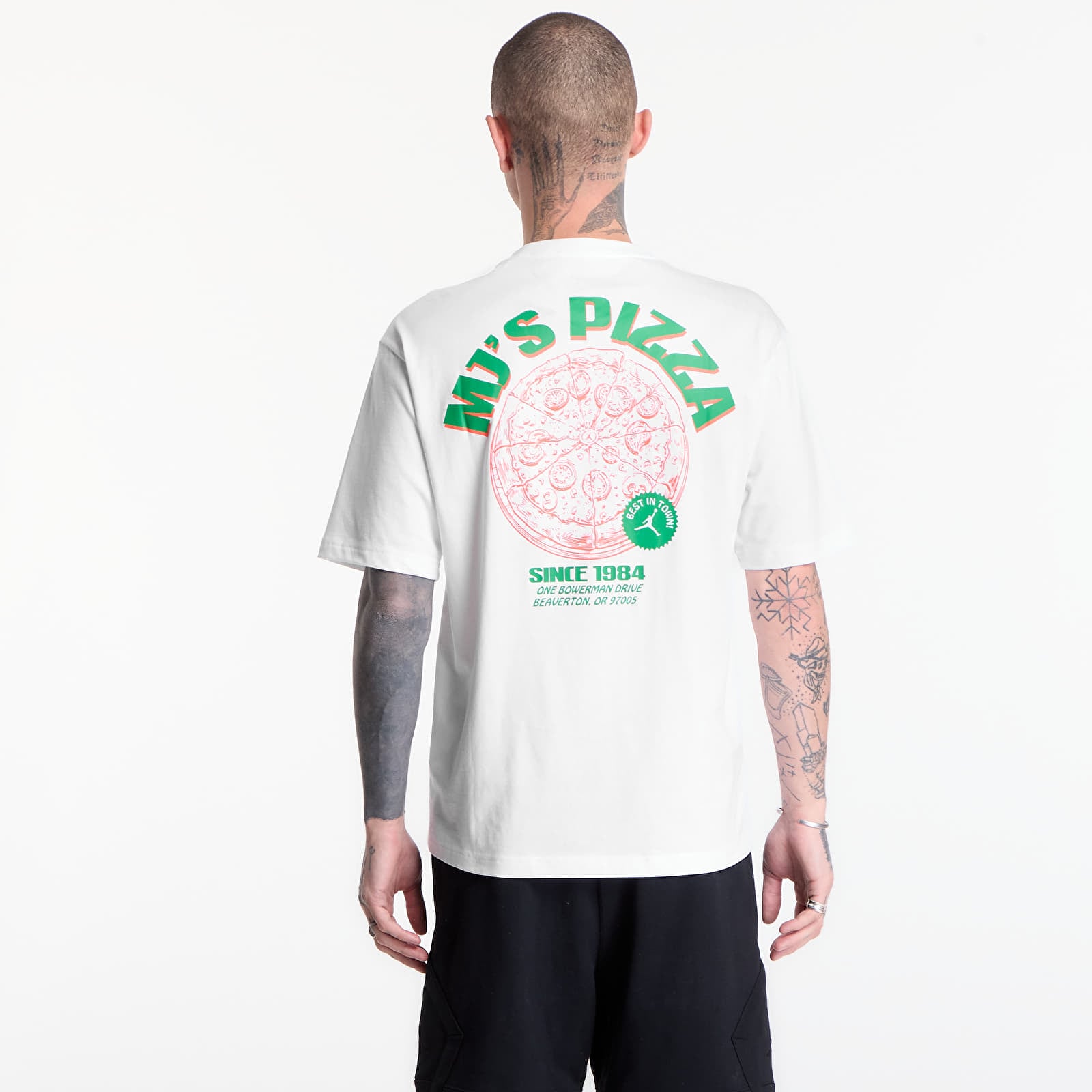 T-shirts til mænd Jordan Men's Graphic T-Shirt White/ Infrared 23