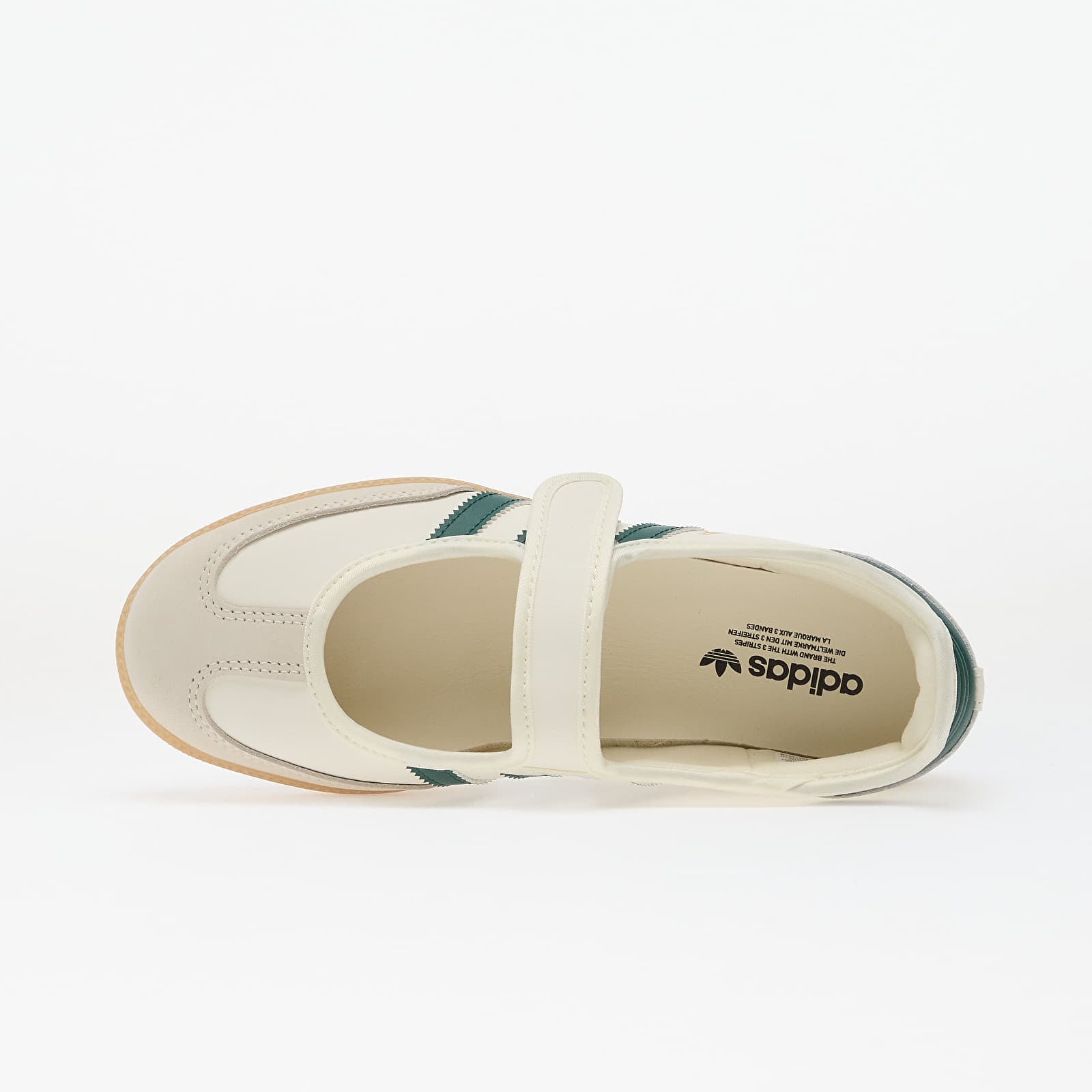 Sneakers und Schuhe für Frauen adidas Samba Jane W Off White/ Collegiate Green/ Gold Metallic