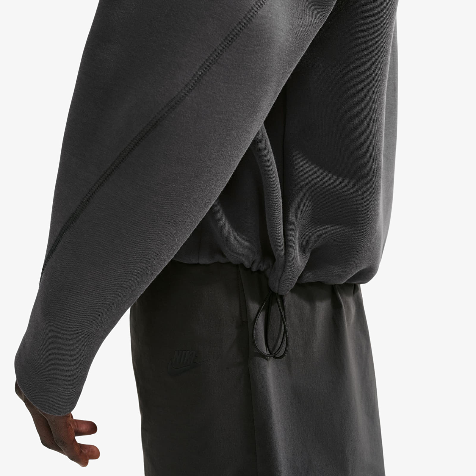 Gensere for menn Nike Tech Men's Fleece Full-Zip Hoodie Anthracite/ Black