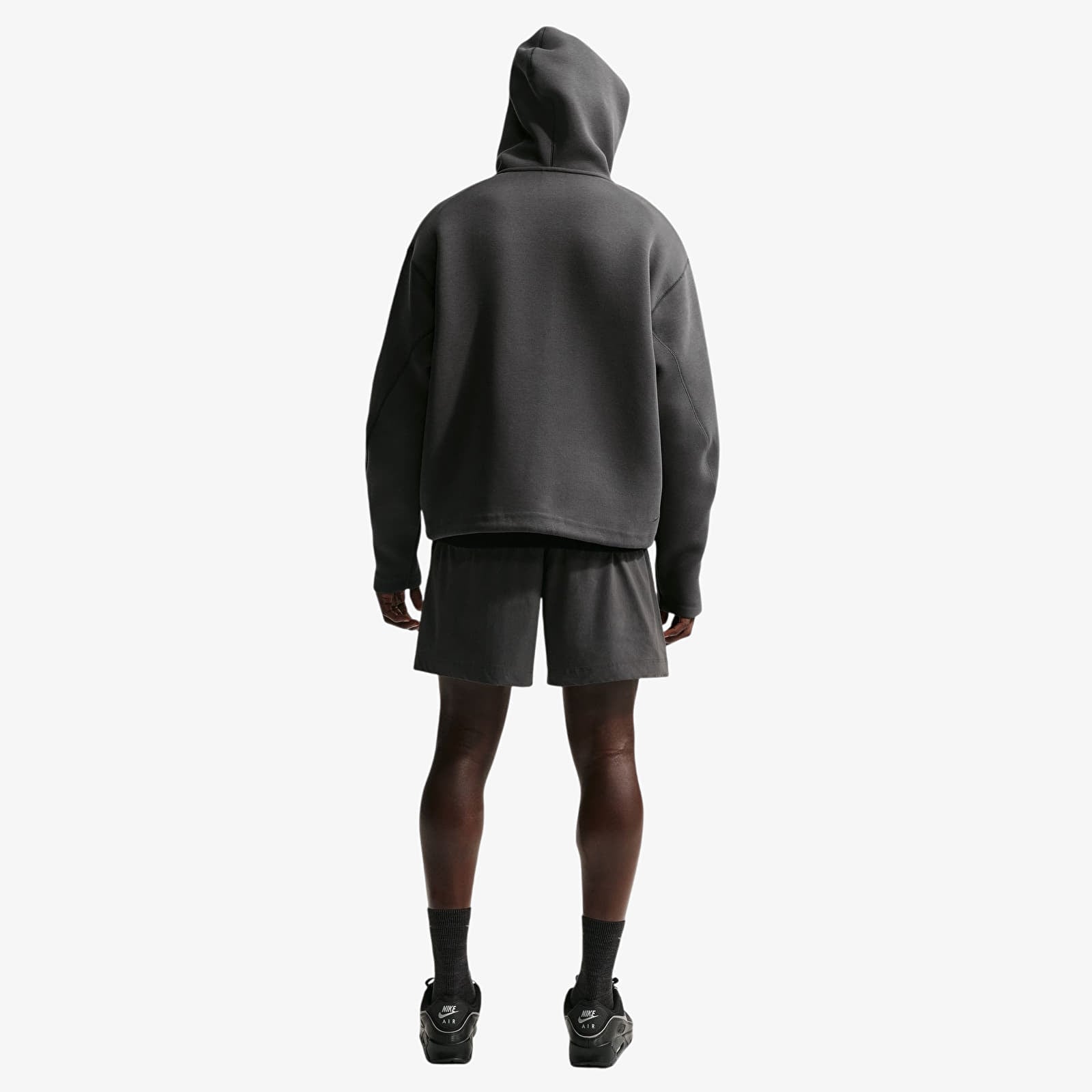 Gensere for menn Nike Tech Men's Fleece Full-Zip Hoodie Anthracite/ Black