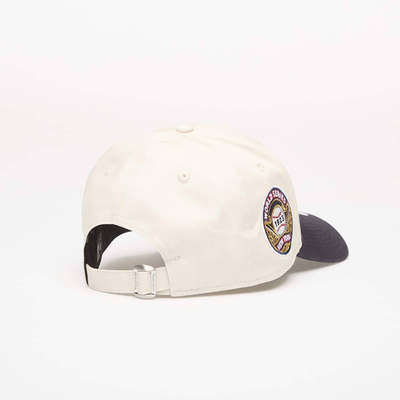 Caps for menn New Era 9FORTY MLB WS Patch New York Yankees Light Cream/ Navy