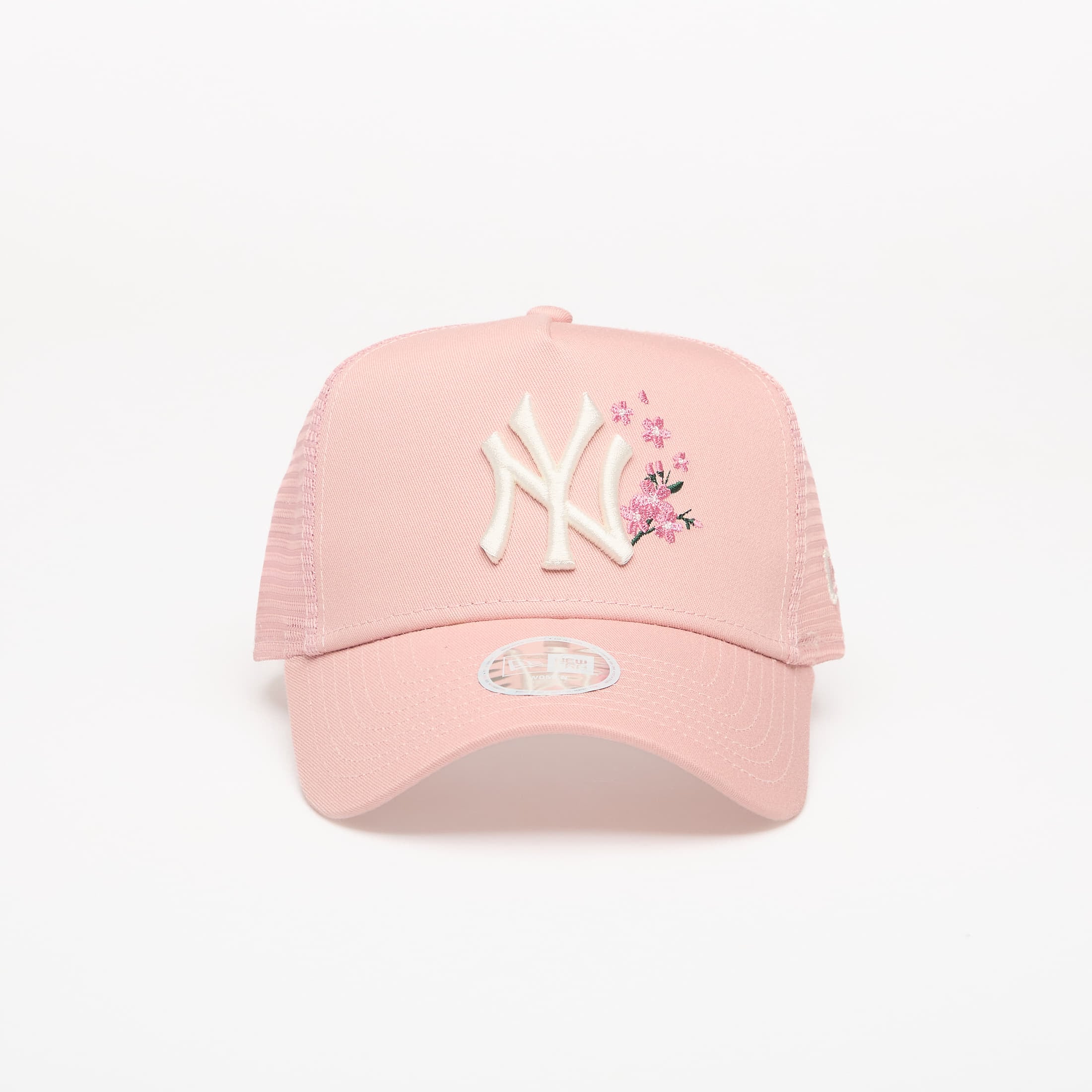 Cap New Era 9FORTY AF Trucker Floral New York Yankees Ροζ Rouge/ Chrome White Universal