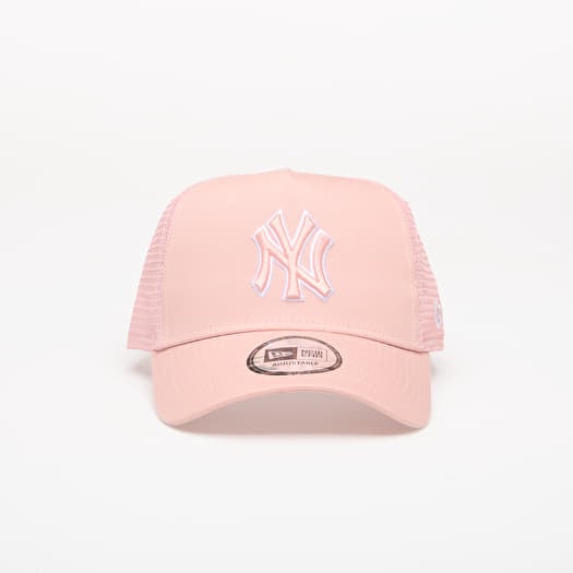 Mütsike New Era 9FORTY AF Trucker Outline New York Yankees Pink Rouge/ Optic White