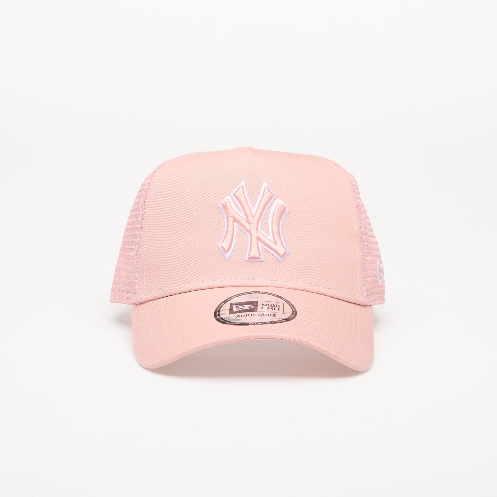Vyriškos kepurės New Era 9FORTY AF Trucker Outline New York Yankees Pink Rouge/ Optic White