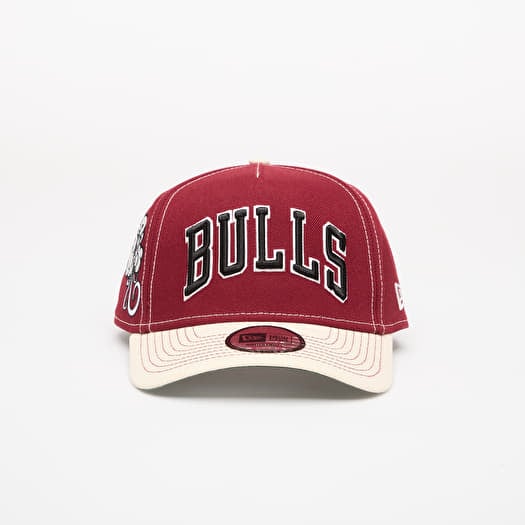 Keps New Era 9FORTY Aframe City Icon Chicago Bulls Cardinal/ Light Cream