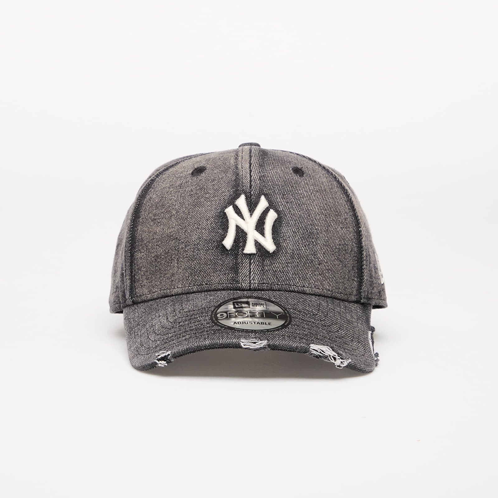 Kepsar för män New Era 9FORTY MLB Acid Wash Denim New York Yankees Black