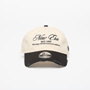 New Era 9TWENTY Aframe Wash Distress Light Cream/ Black