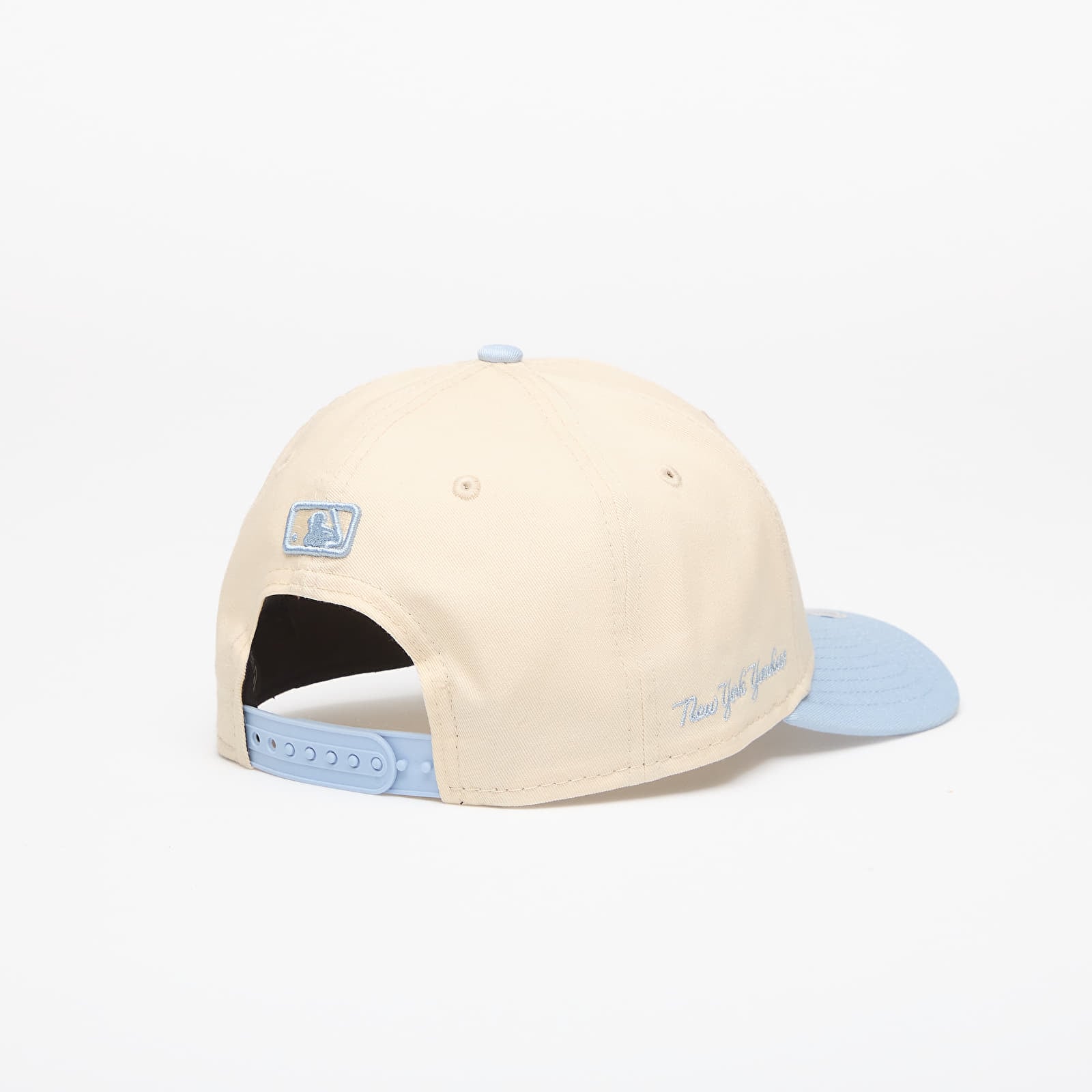 Kepsar för män New Era 9FORTY MC MLB Side Script New York Yankees Light Cream/ SFB
