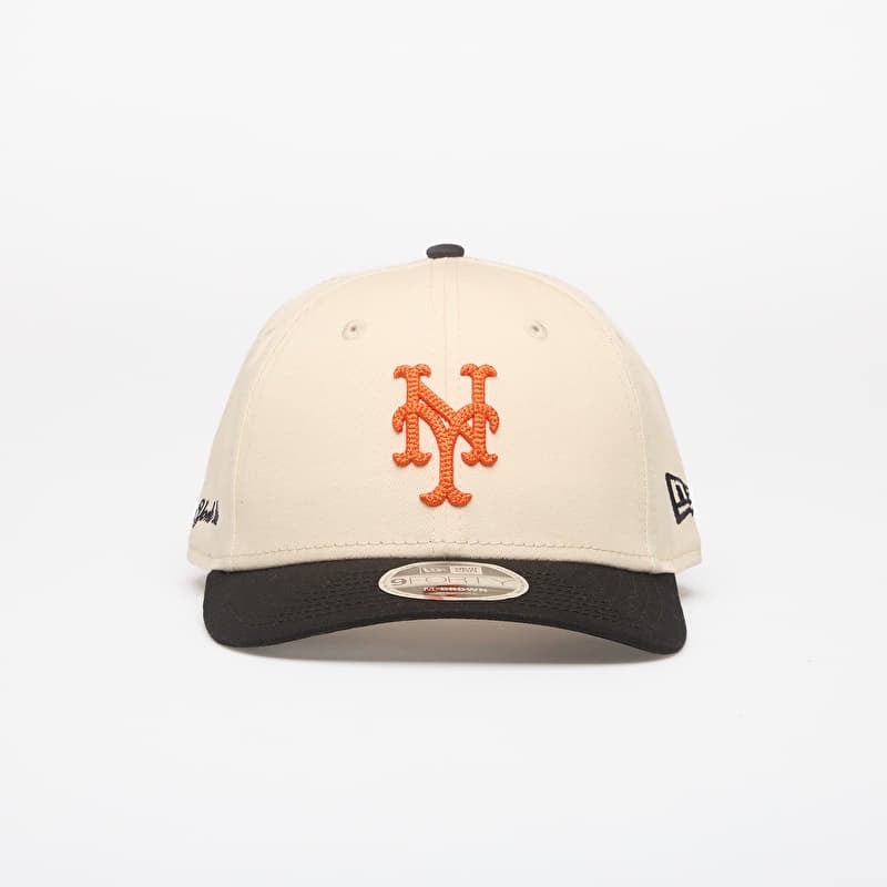 Hætte New Era 9FORTY MC MLB Side Script New York Mets Light Cream/ Black