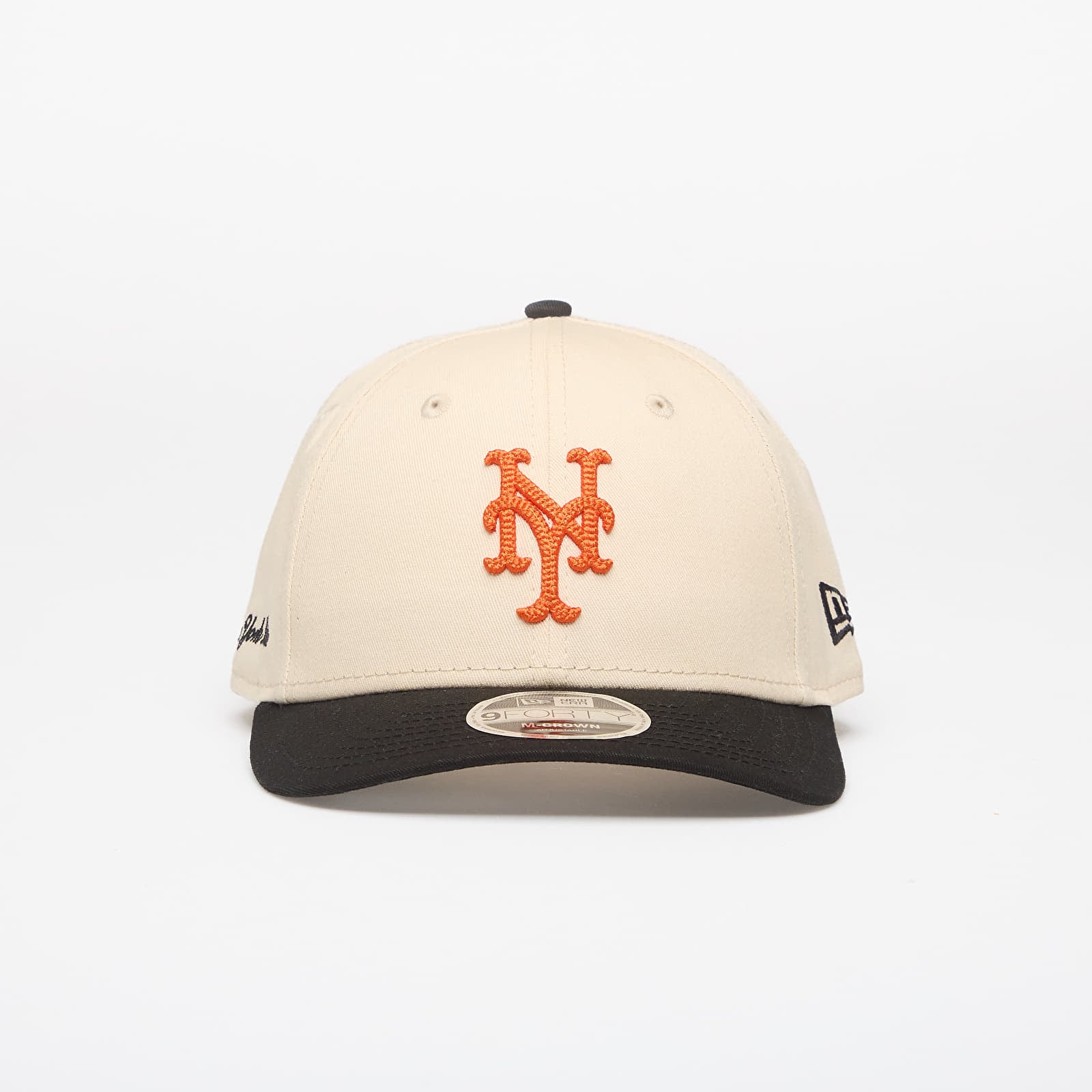 Muške šilterice New Era 9FORTY MC MLB Side Script New York Mets Light Cream/ Black