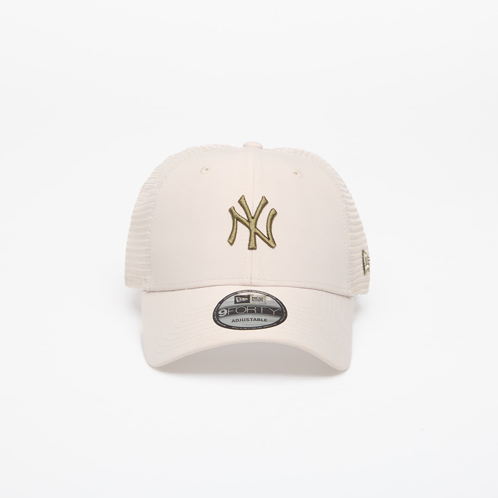 Kepsar för män New Era 9FORTY Trucker MLB Midi Homefield New York Yankees Stone/ New Olive