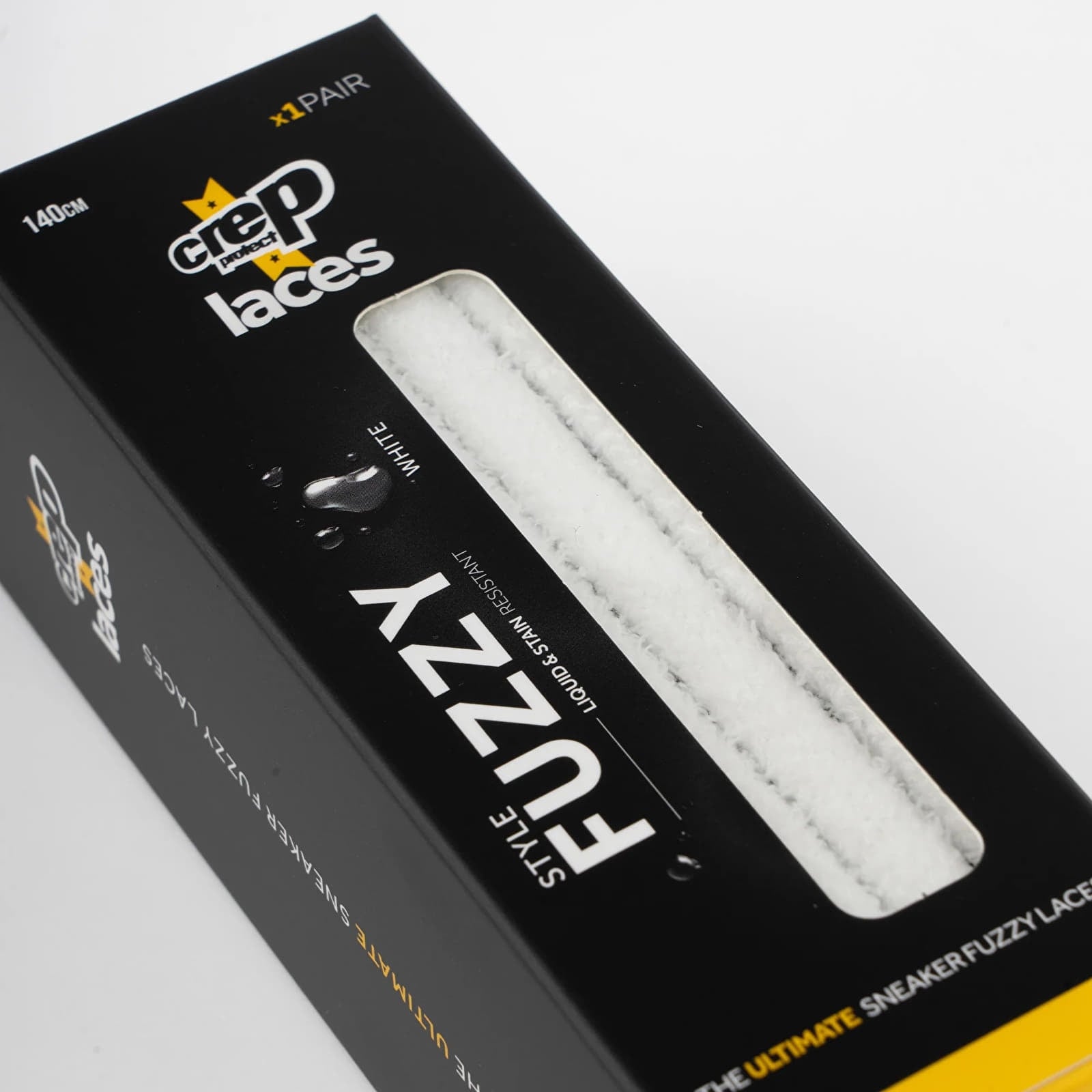 Lisser Crep Laces White Fuzzy