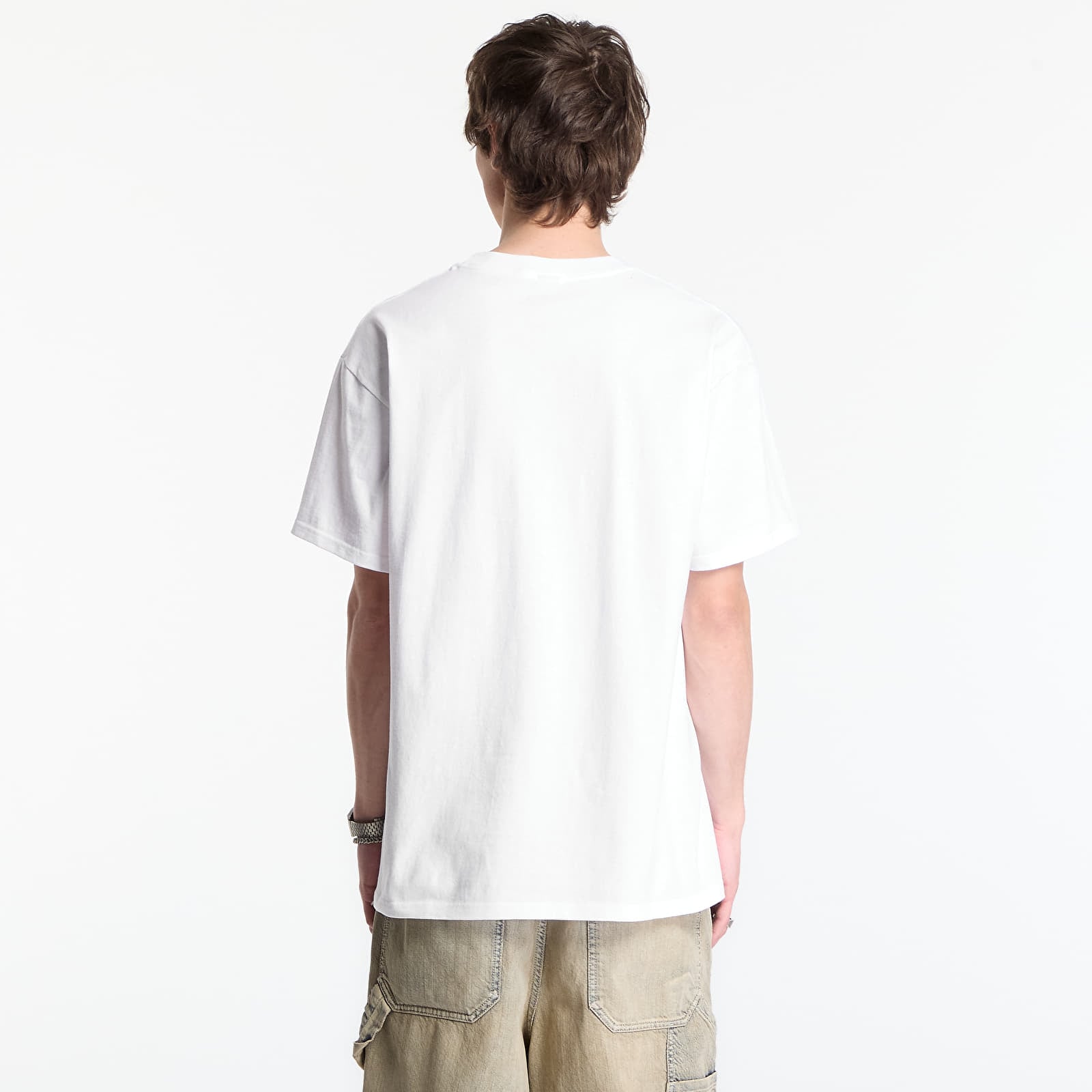 Men's T-shirts OBEY Watercolor Poppy White