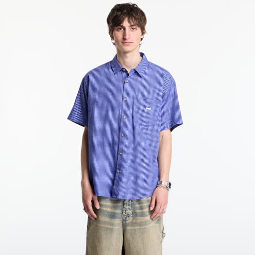 Shirt OBEY Bigwig Frank Woven Surf Blue Multi