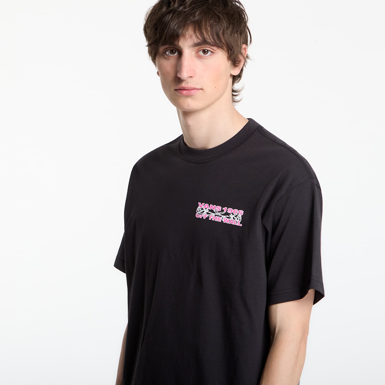 Men's T-shirts Vans Barb Plate Loose SS Tee Black