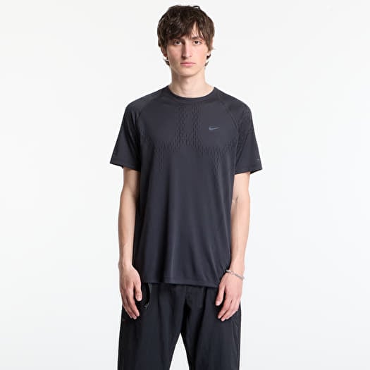 Tričko Nike Stride Plus Men's Dri-FIT ADV Short-Sleeve Running Top Off Noir/ Black/ Refblk