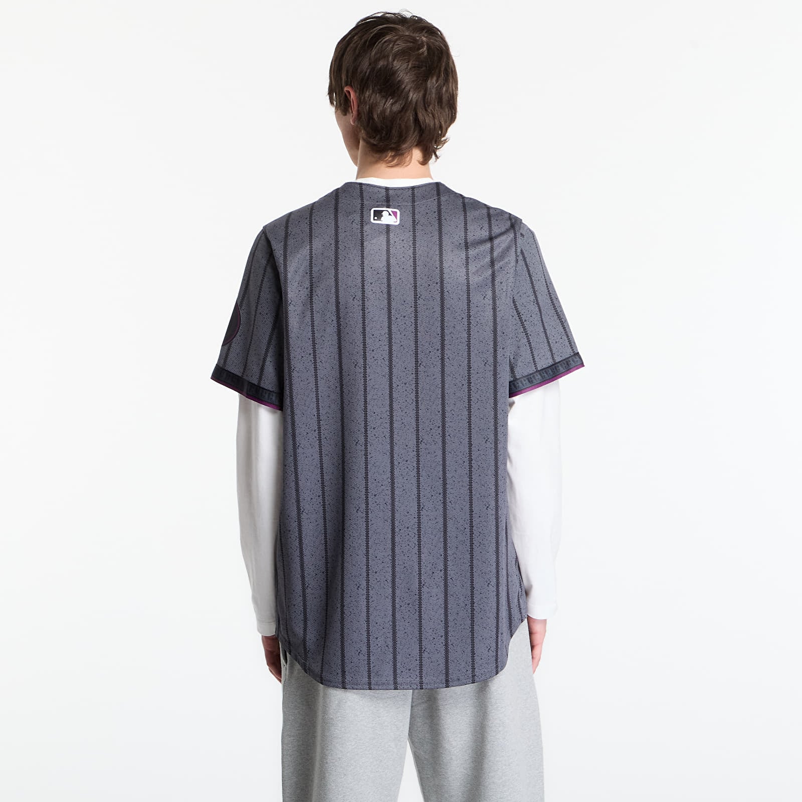 Herenshirts Nike MLB Limited Jersey City Connect Iron Grey