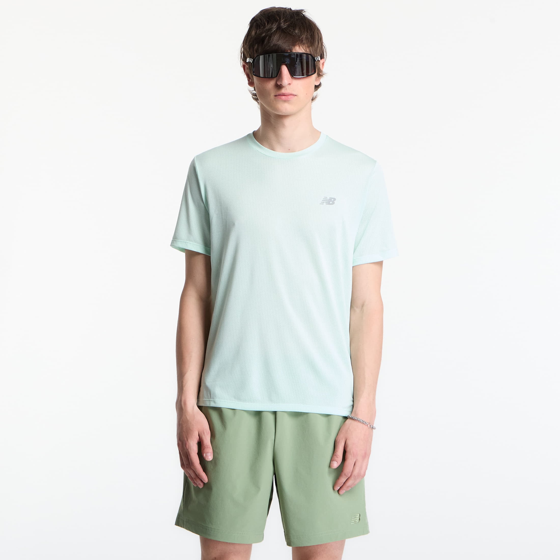 T-shirt New Balance Athletics T-Shirt Cosmic Jade Heather S
